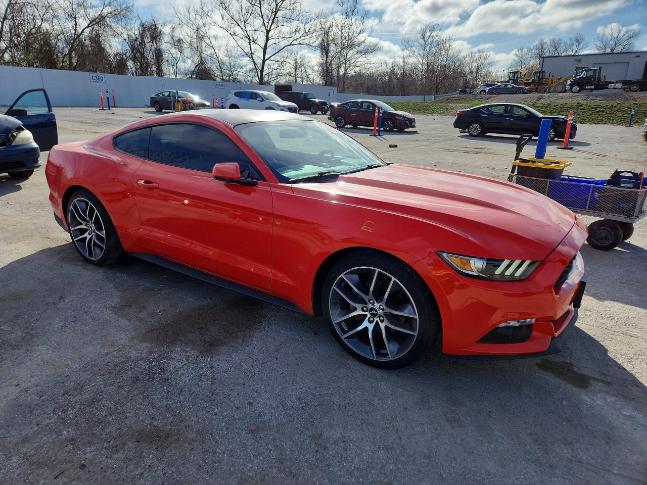 2015 Ford Mustang Оранжевый vin: 1FA6P8TH2F5313641