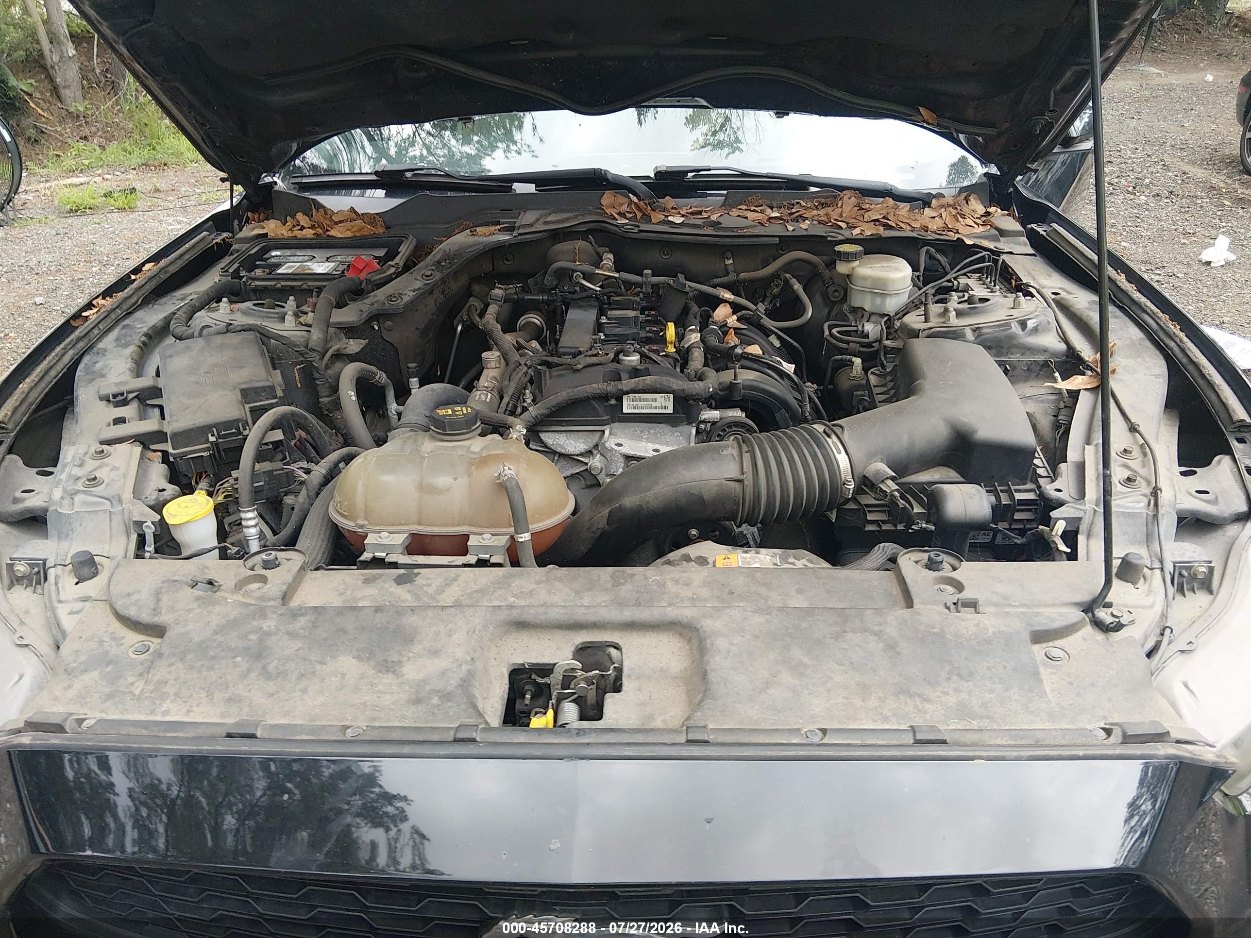 2015 Ford Mustang Ecoboost Черный vin: 1FA6P8TH2F5349524