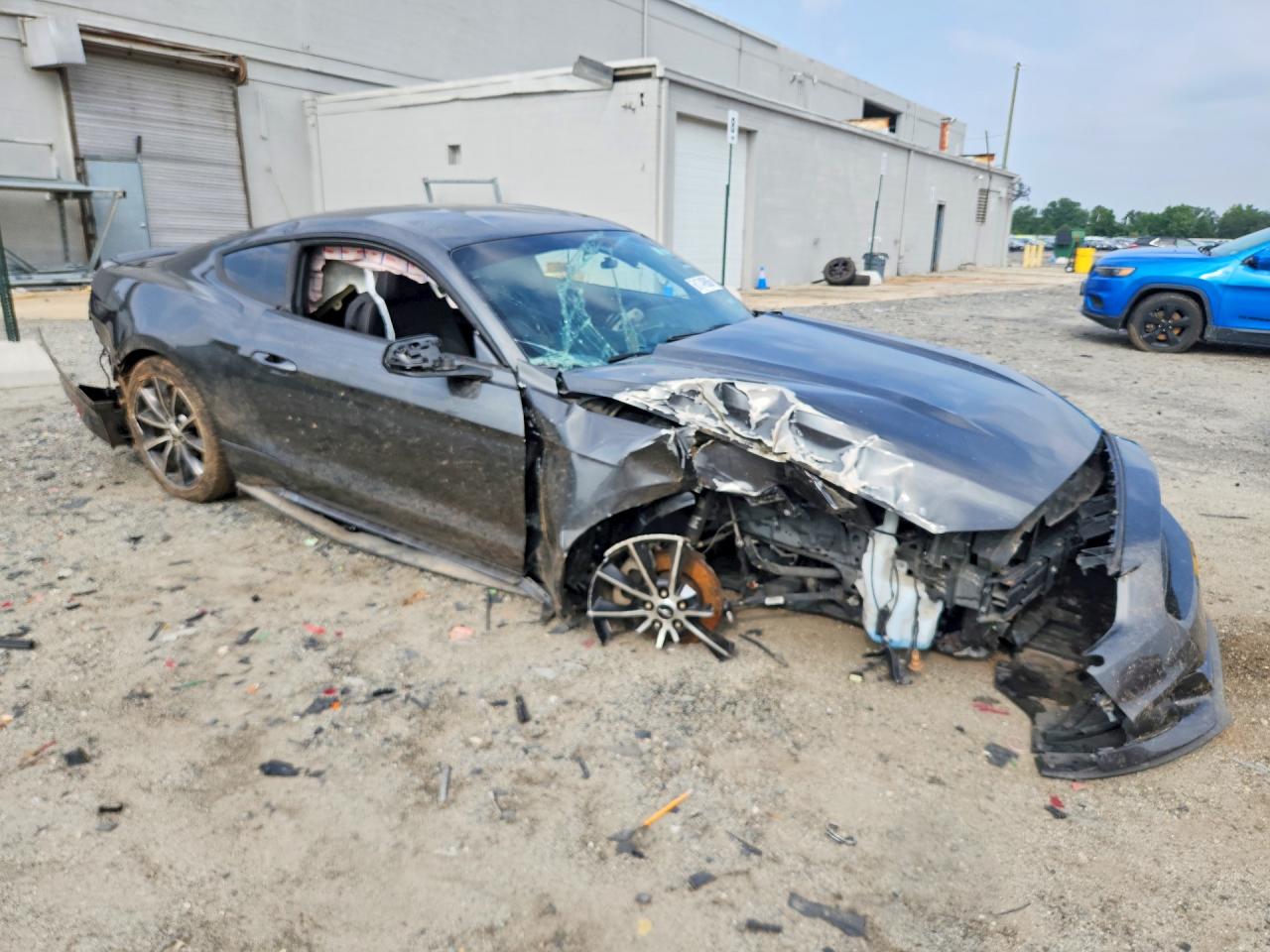 2015 Ford Mustang Серый vin: 1FA6P8TH2F5351483