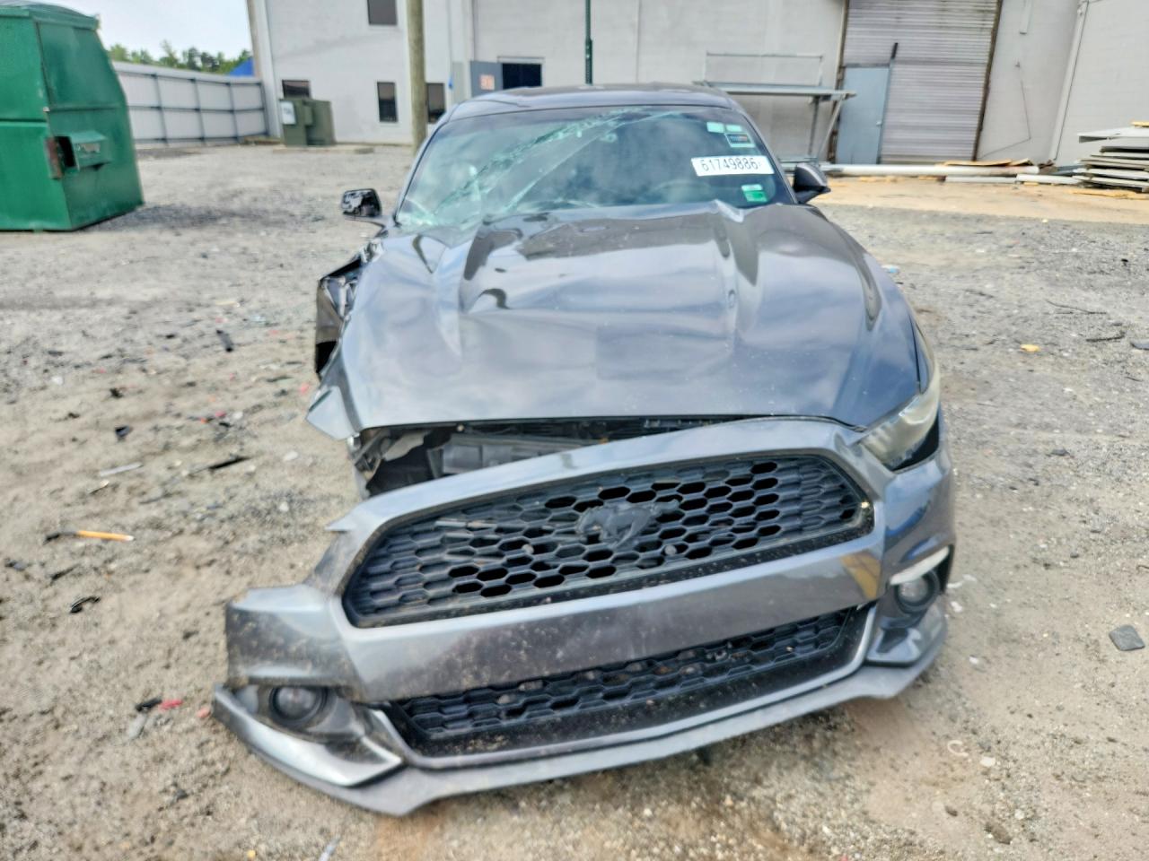 2015 Ford Mustang Серый vin: 1FA6P8TH2F5351483