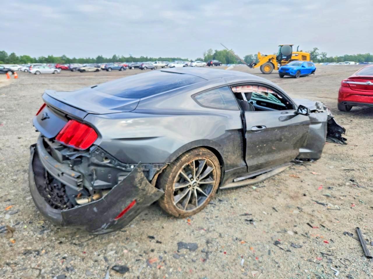 2015 Ford Mustang Серый vin: 1FA6P8TH2F5351483