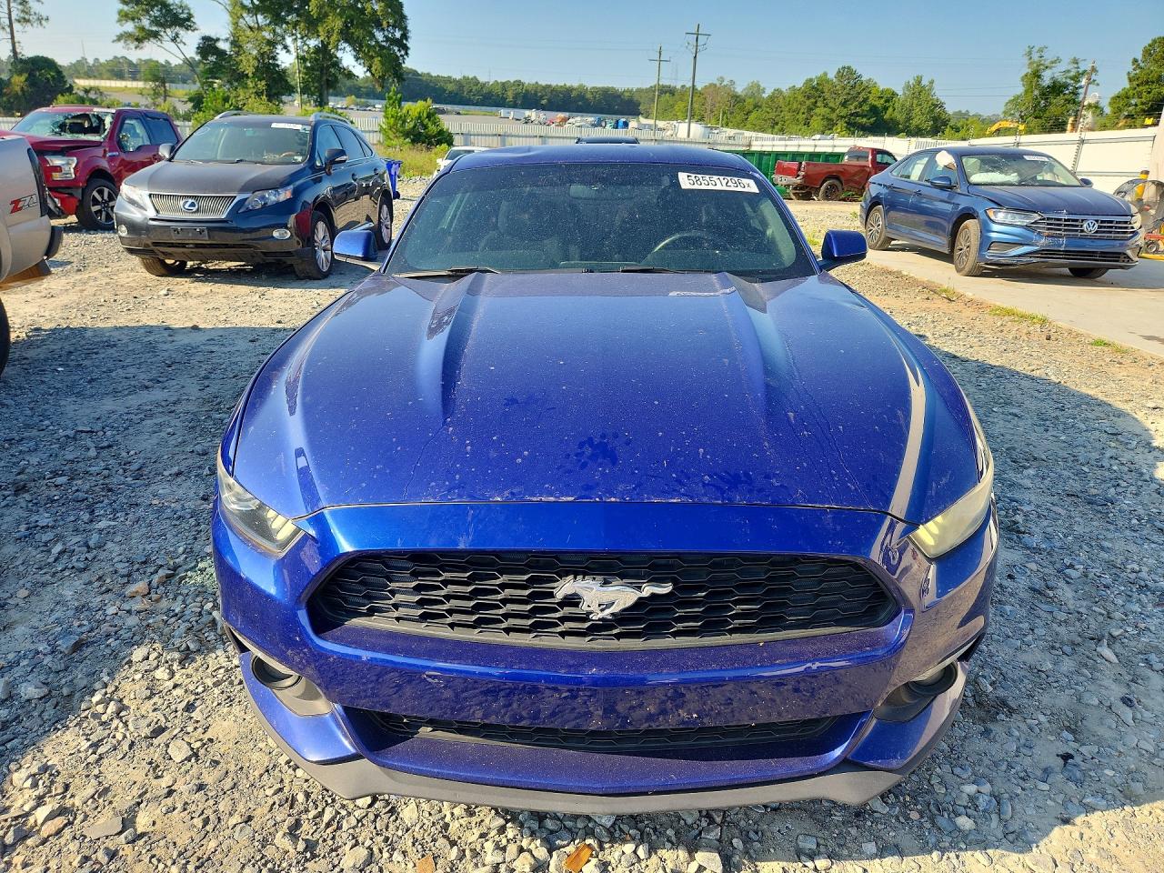 2015 Ford Mustang Blue vin: 1FA6P8TH2F5373564
