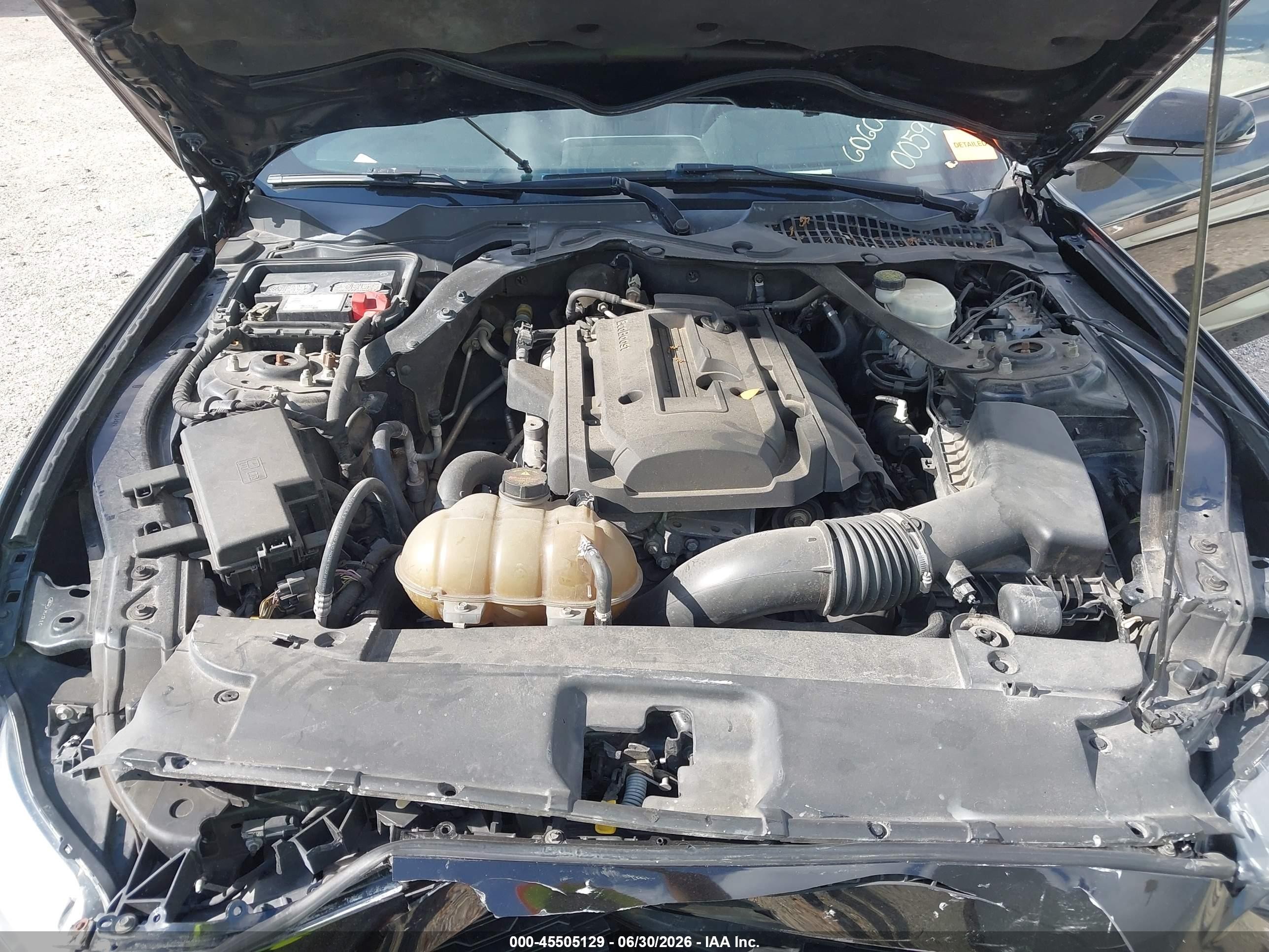 2015 Ford Mustang Ecoboost Black vin: 1FA6P8TH2F5380059