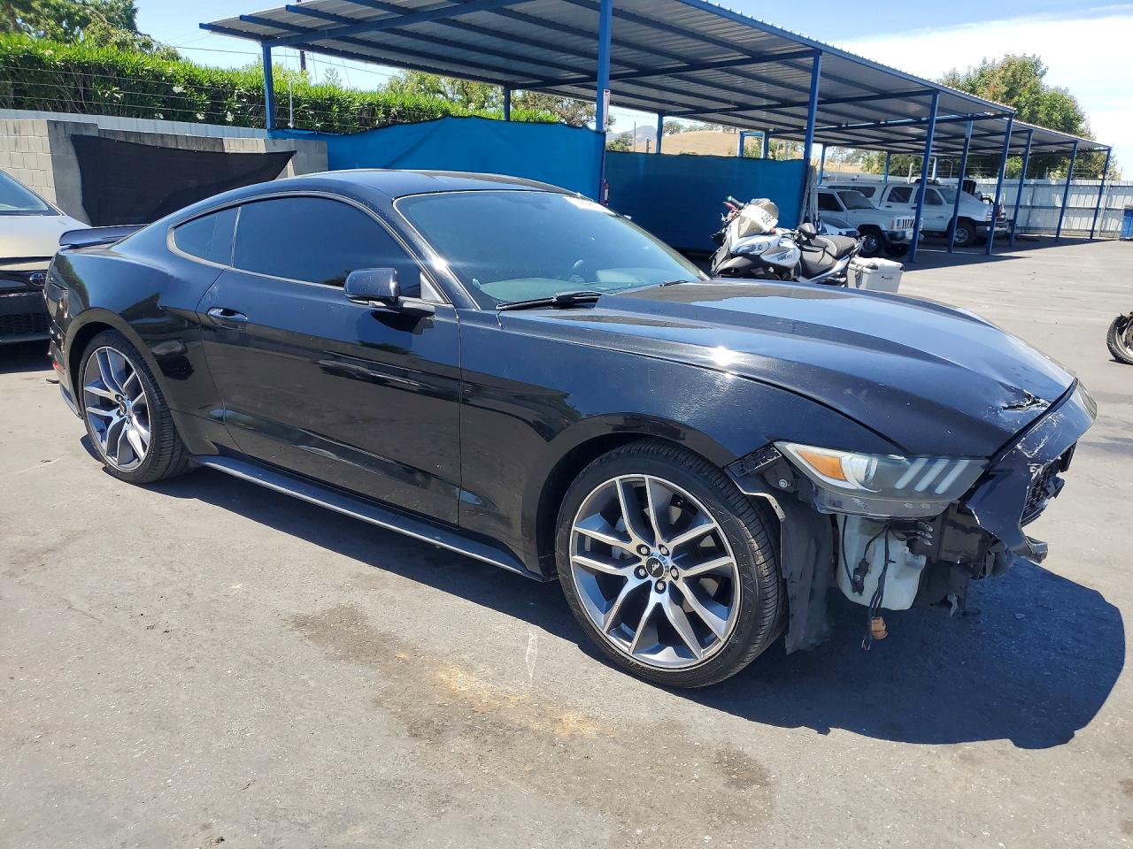 2015 Ford Mustang Black vin: 1FA6P8TH2F5382684