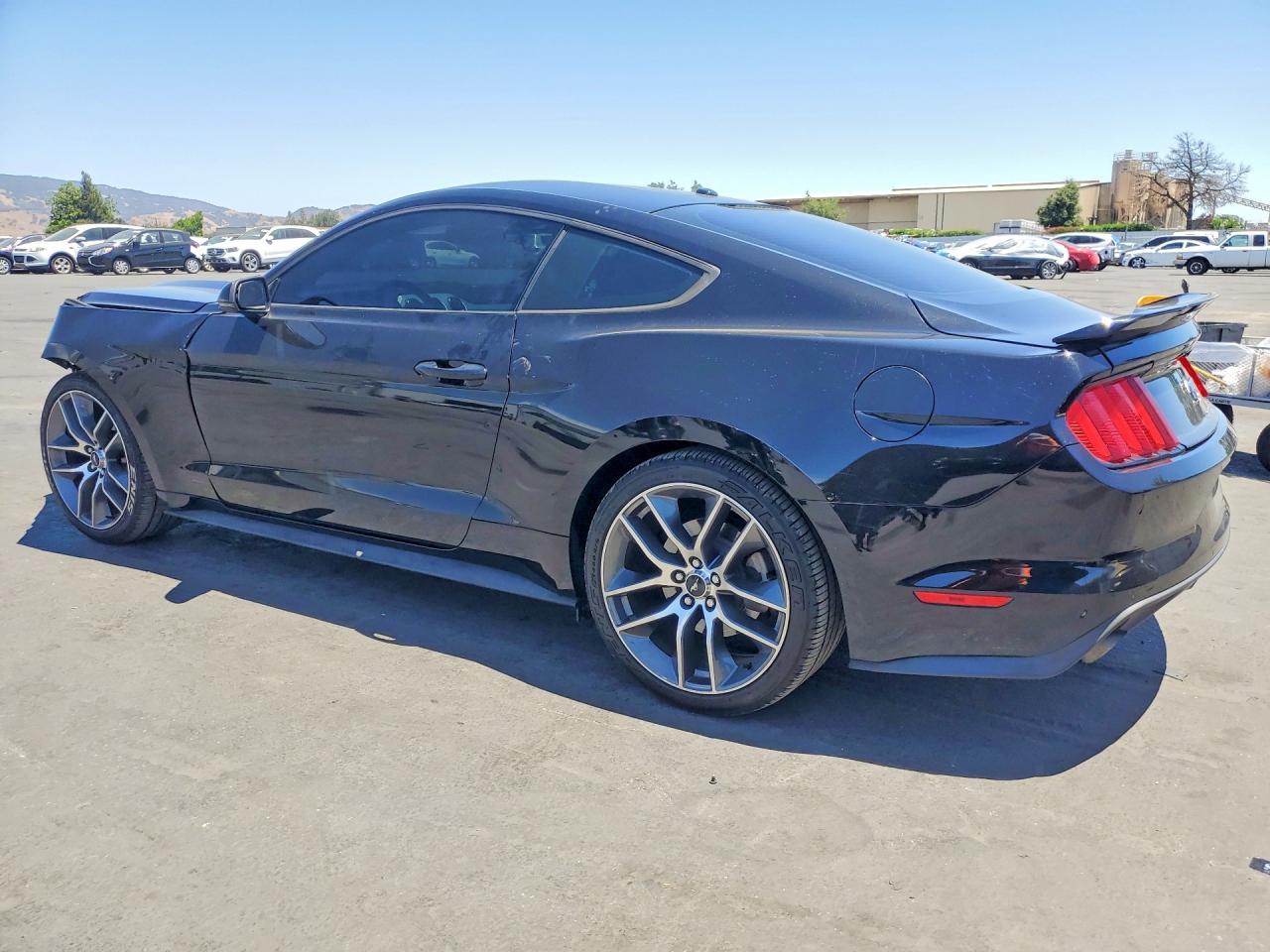2015 Ford Mustang Black vin: 1FA6P8TH2F5382684