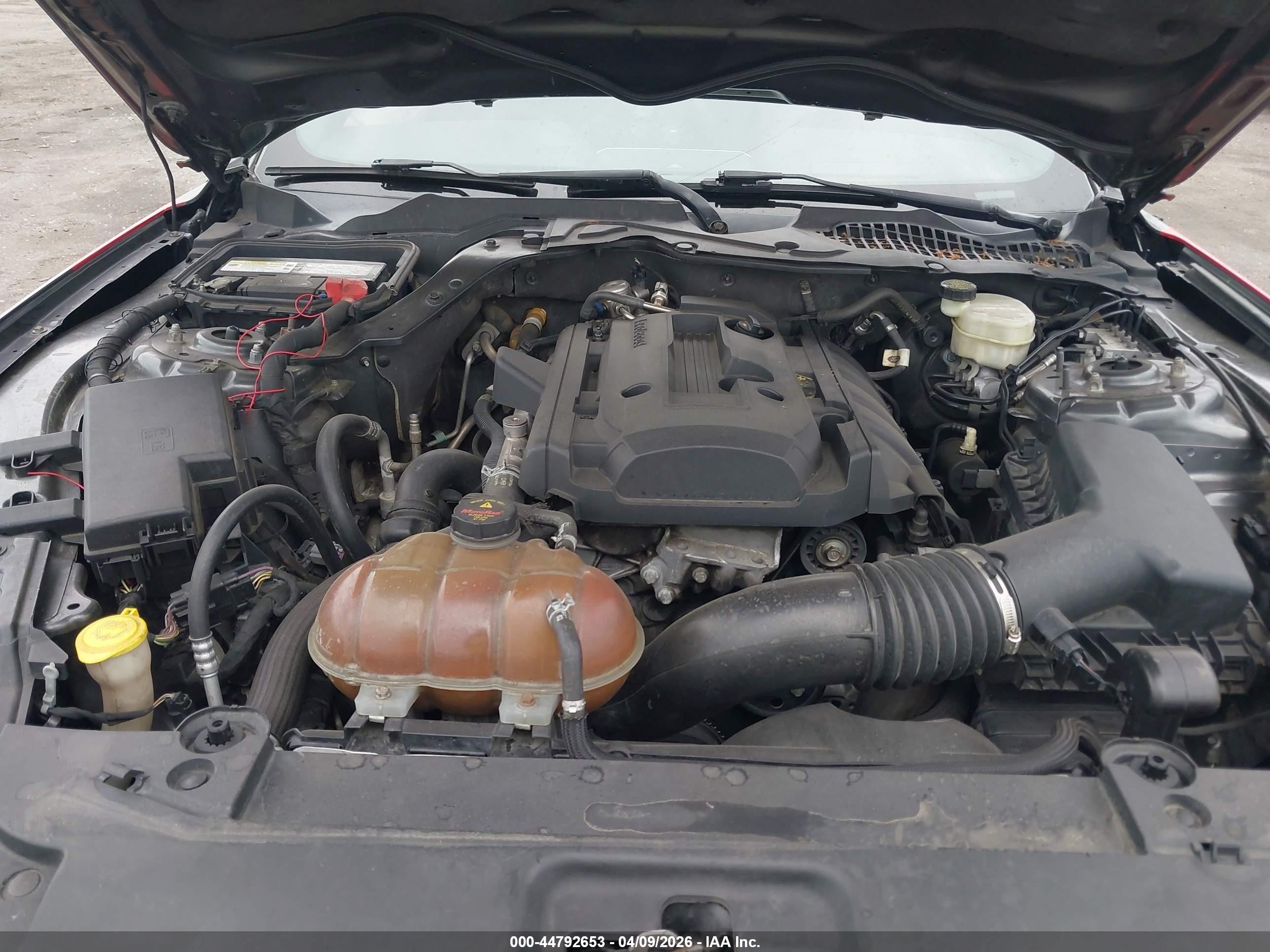 2015 Ford Mustang Ecoboost Gray vin: 1FA6P8TH2F5385892