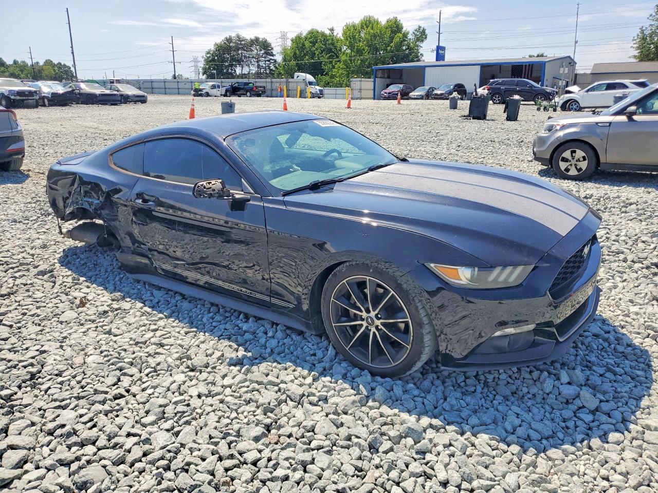 2015 Ford Mustang Black vin: 1FA6P8TH2F5404036