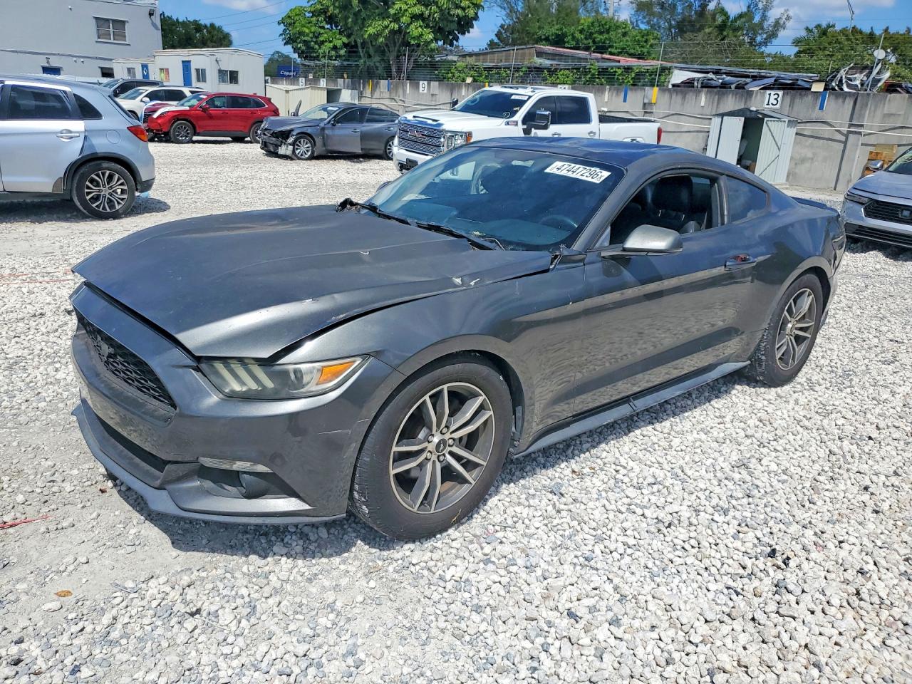 2015 Ford Mustang Gray vin: 1FA6P8TH2F5420026