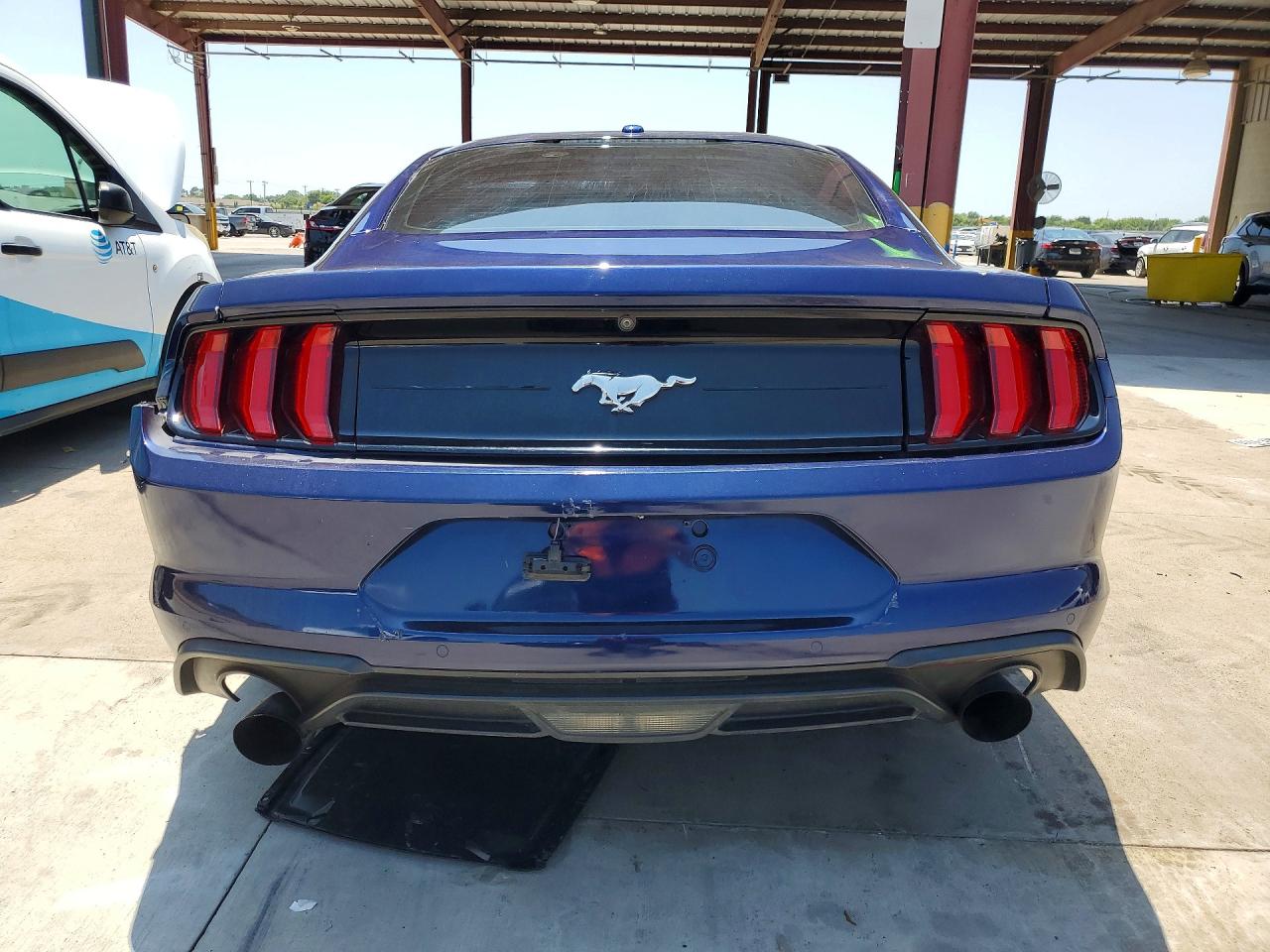 2018 Ford Mustang Blue vin: 1FA6P8TH2J5180372