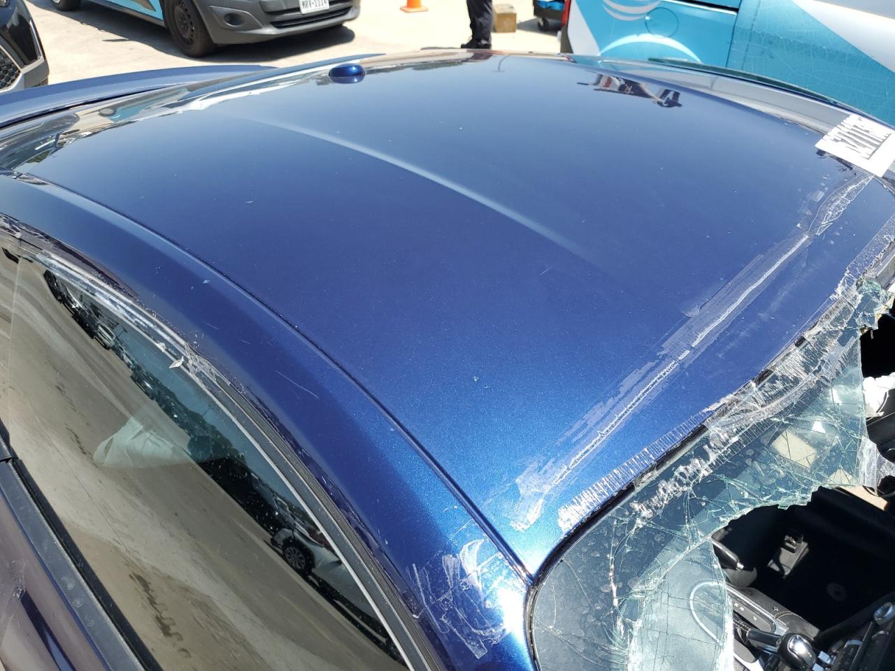 2018 Ford Mustang Blue vin: 1FA6P8TH2J5180372 Damage: Roof, Multiple Scratches Heavy, 3