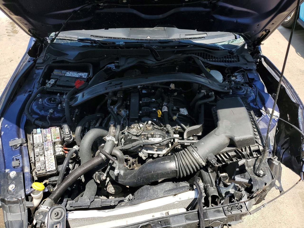 2018 Ford Mustang Blue vin: 1FA6P8TH2J5180372