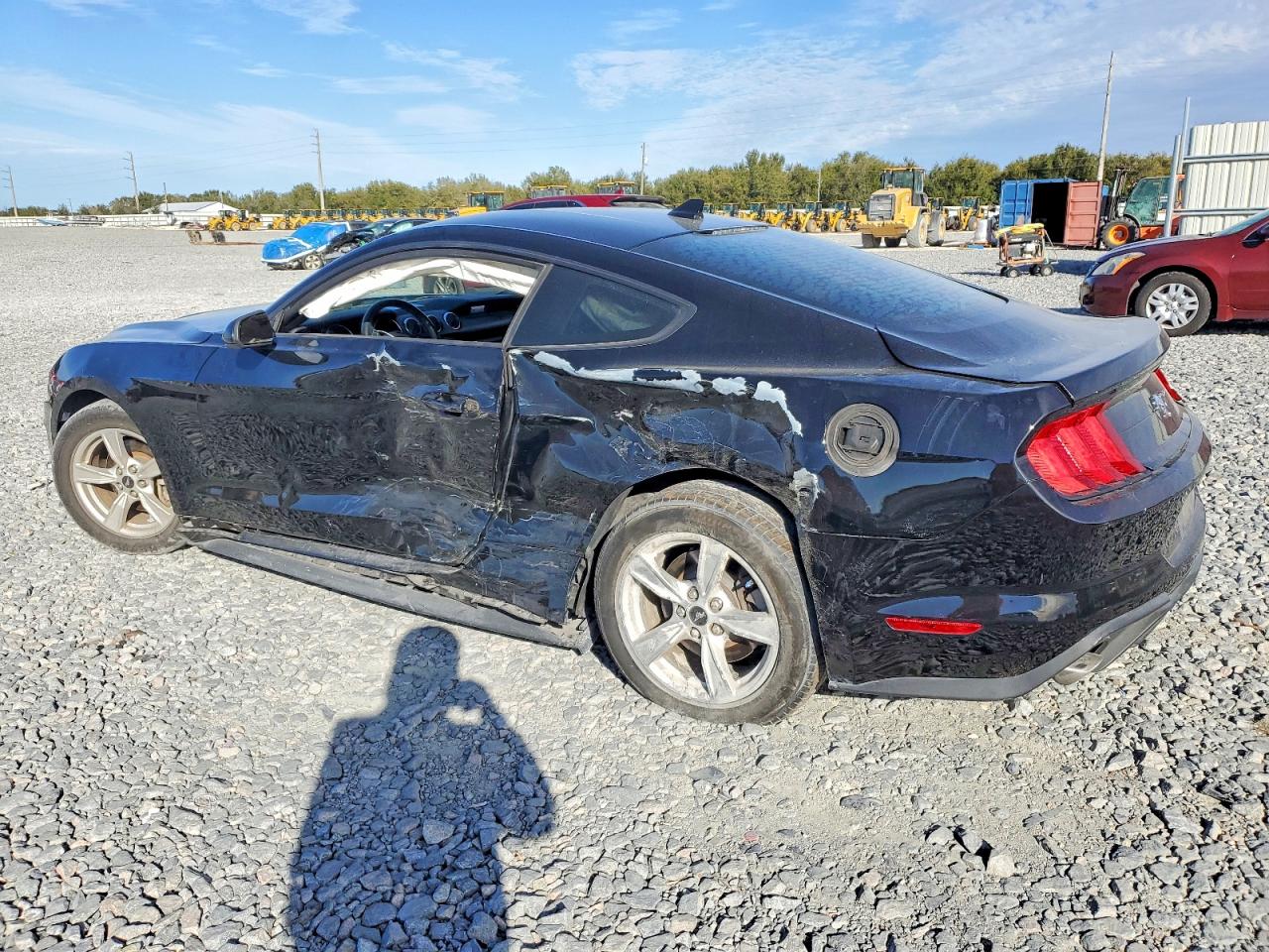 2022 Ford Mustang Black vin: 1FA6P8TH2N5123675