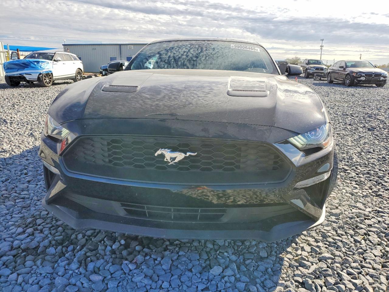 2022 Ford Mustang Black vin: 1FA6P8TH2N5123675