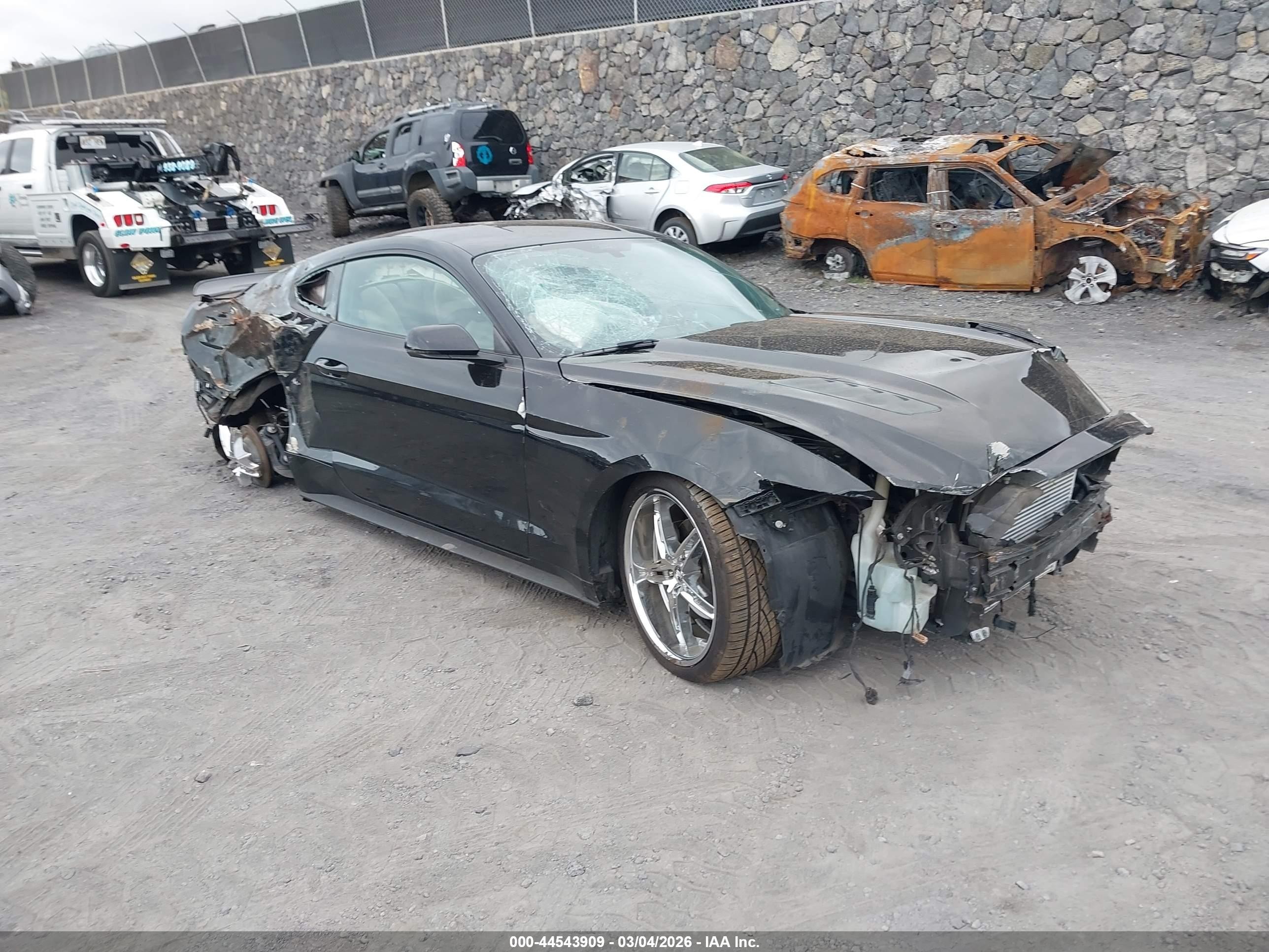 2015 Ford Mustang Ecoboost Black vin: 1FA6P8TH3F5302776