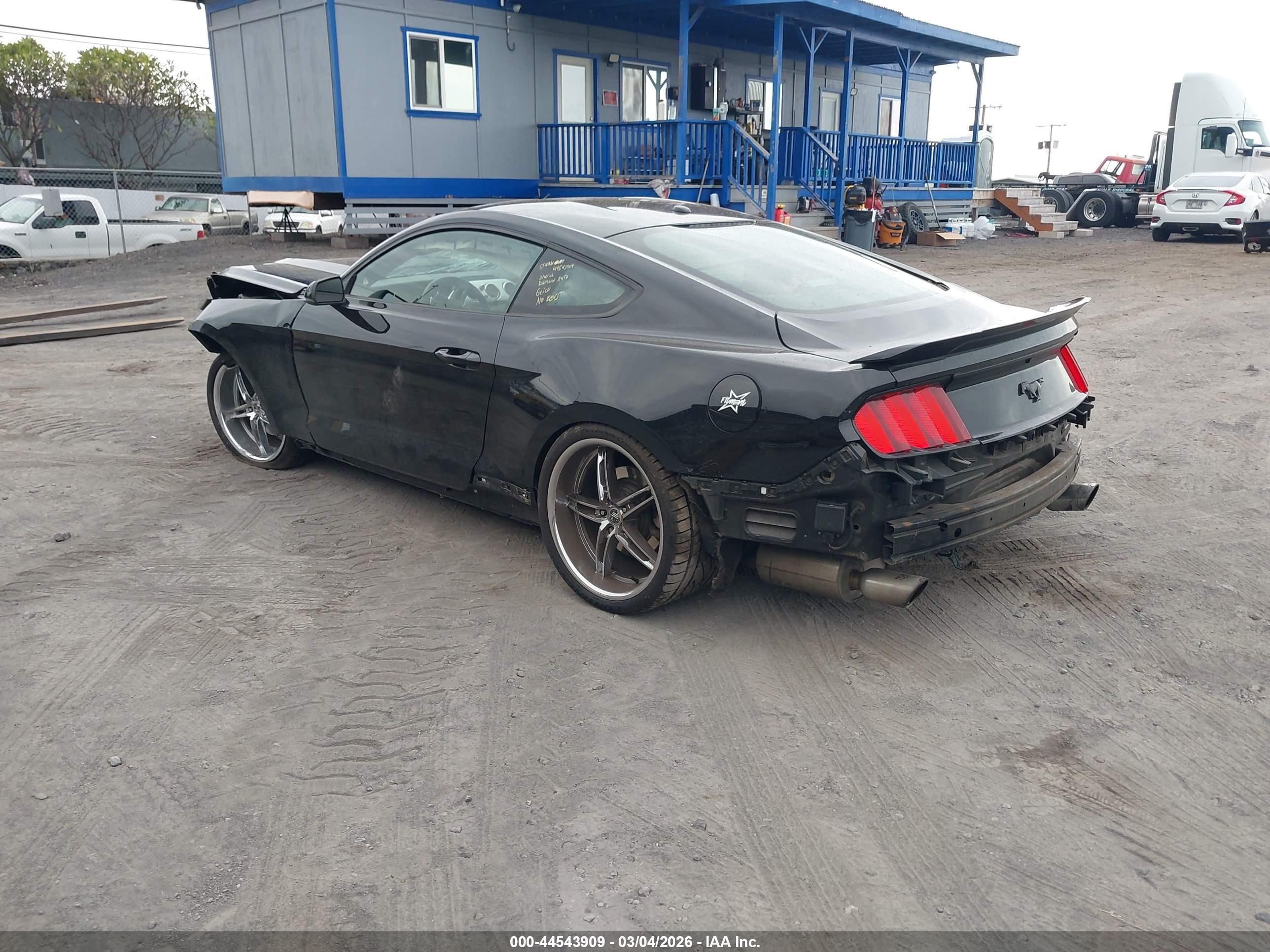 2015 Ford Mustang Ecoboost Black vin: 1FA6P8TH3F5302776