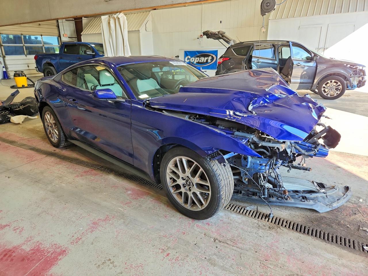 2015 Ford Mustang Blue vin: 1FA6P8TH3F5308223