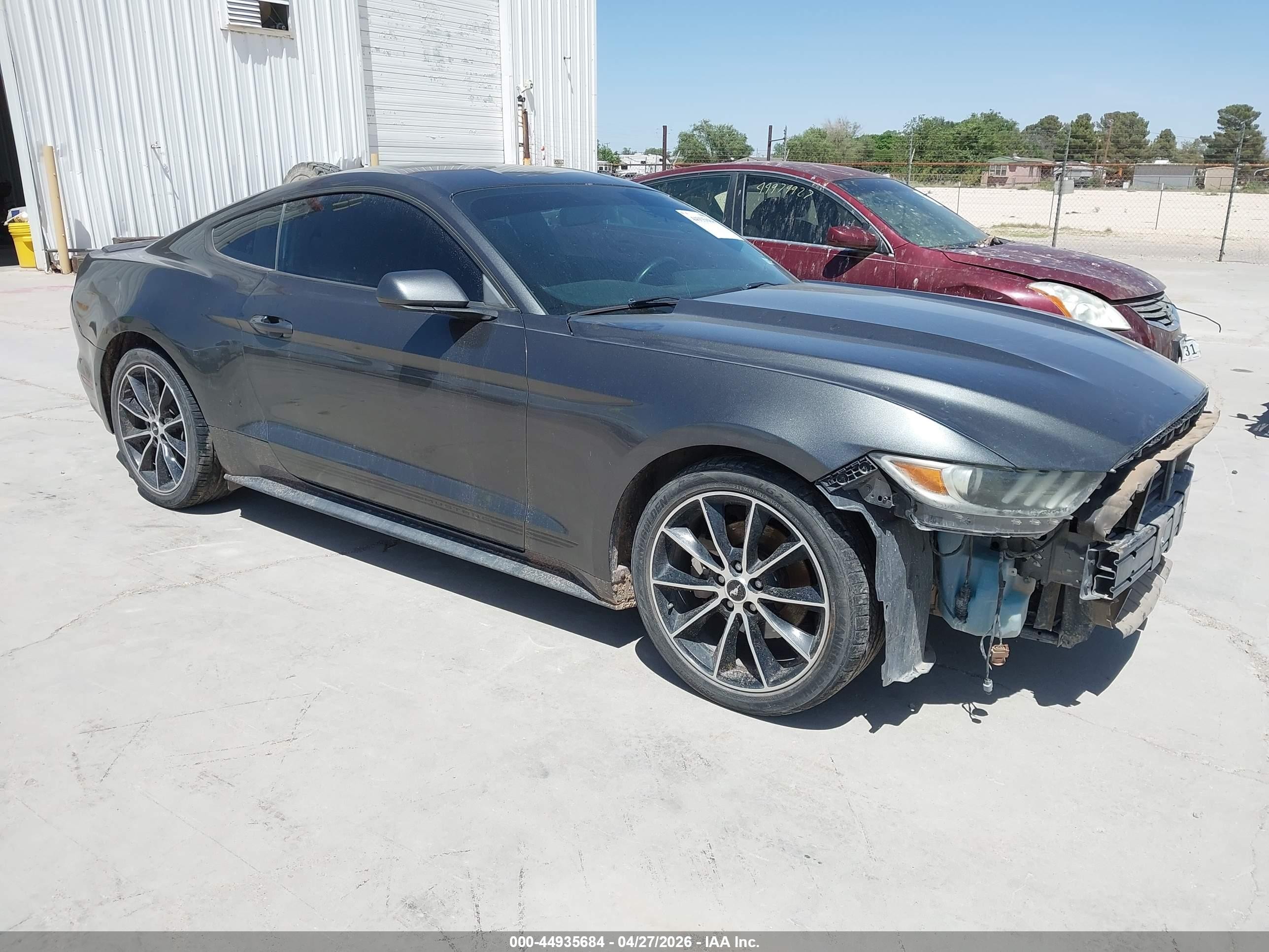 2015 Ford Mustang Ecoboost Green vin: 1FA6P8TH3F5311543
