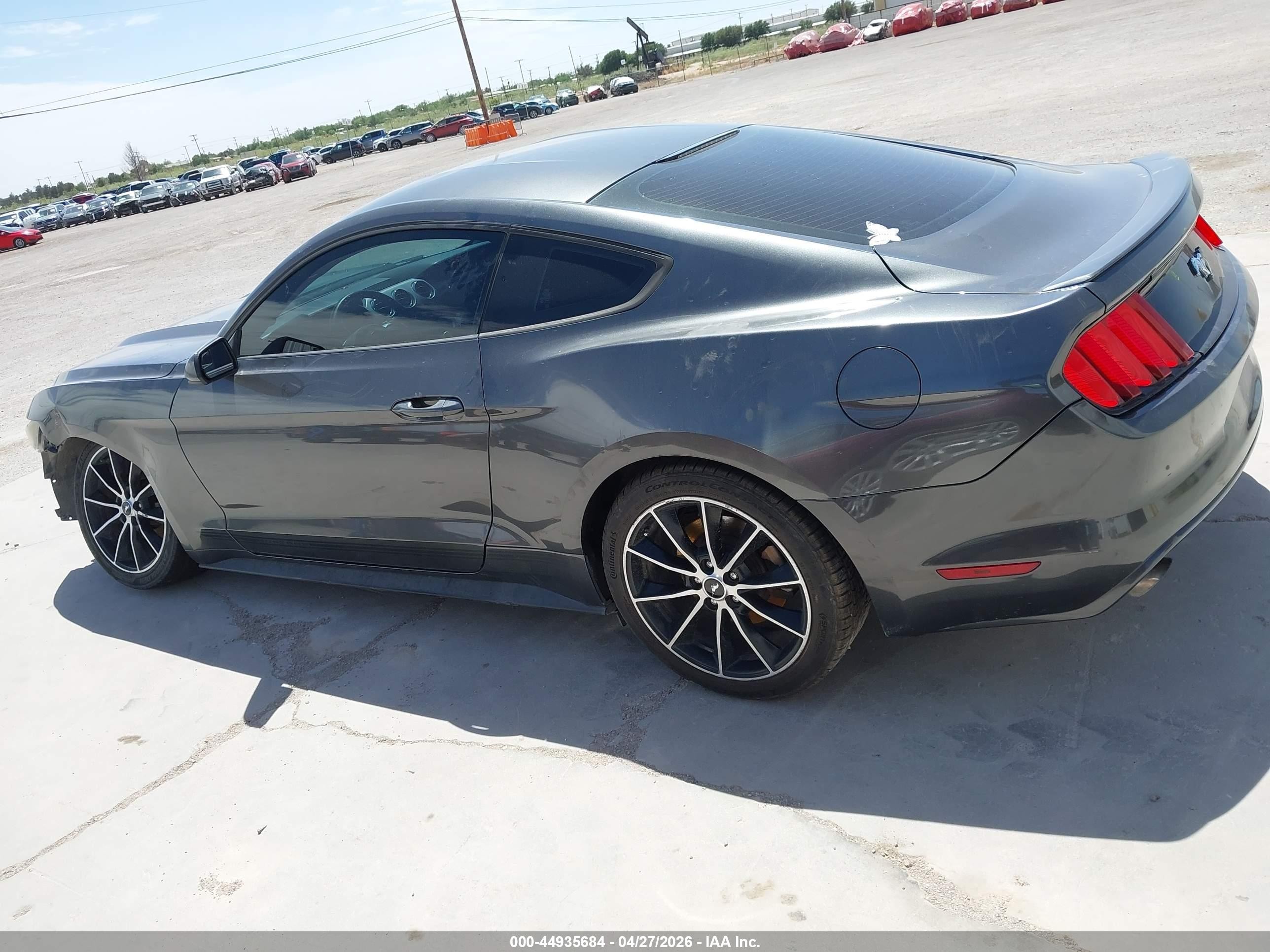 2015 Ford Mustang Ecoboost Green vin: 1FA6P8TH3F5311543