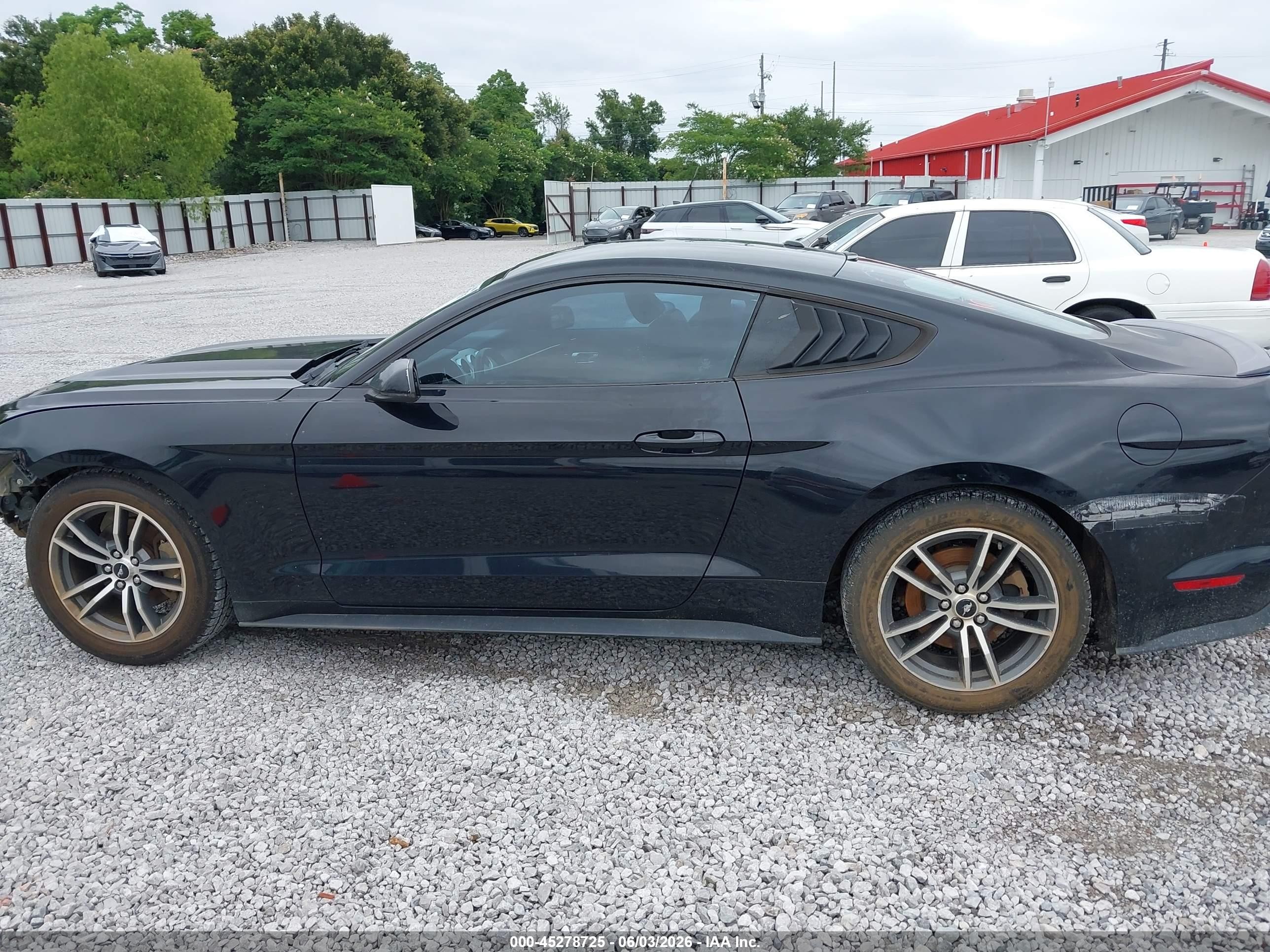 2015 Ford Mustang Ecoboost Black vin: 1FA6P8TH3F5317228