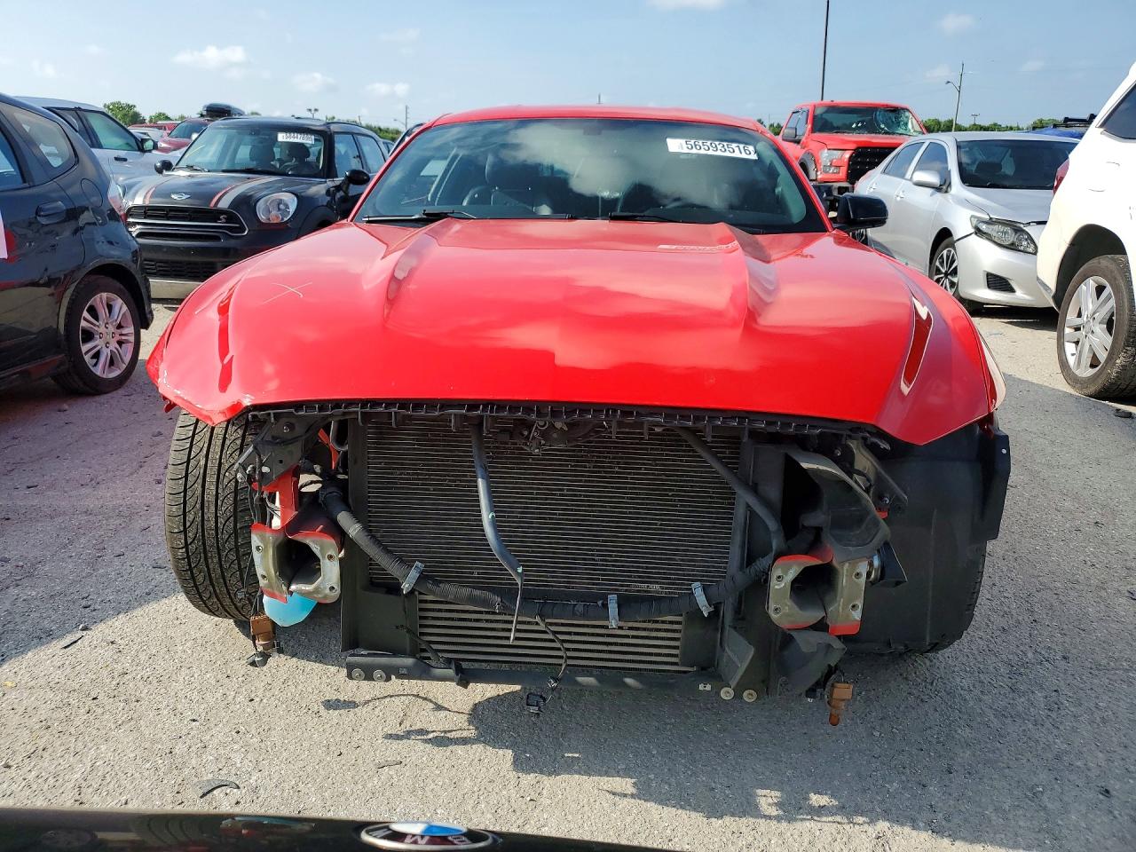 2015 Ford Mustang Red vin: 1FA6P8TH3F5317780