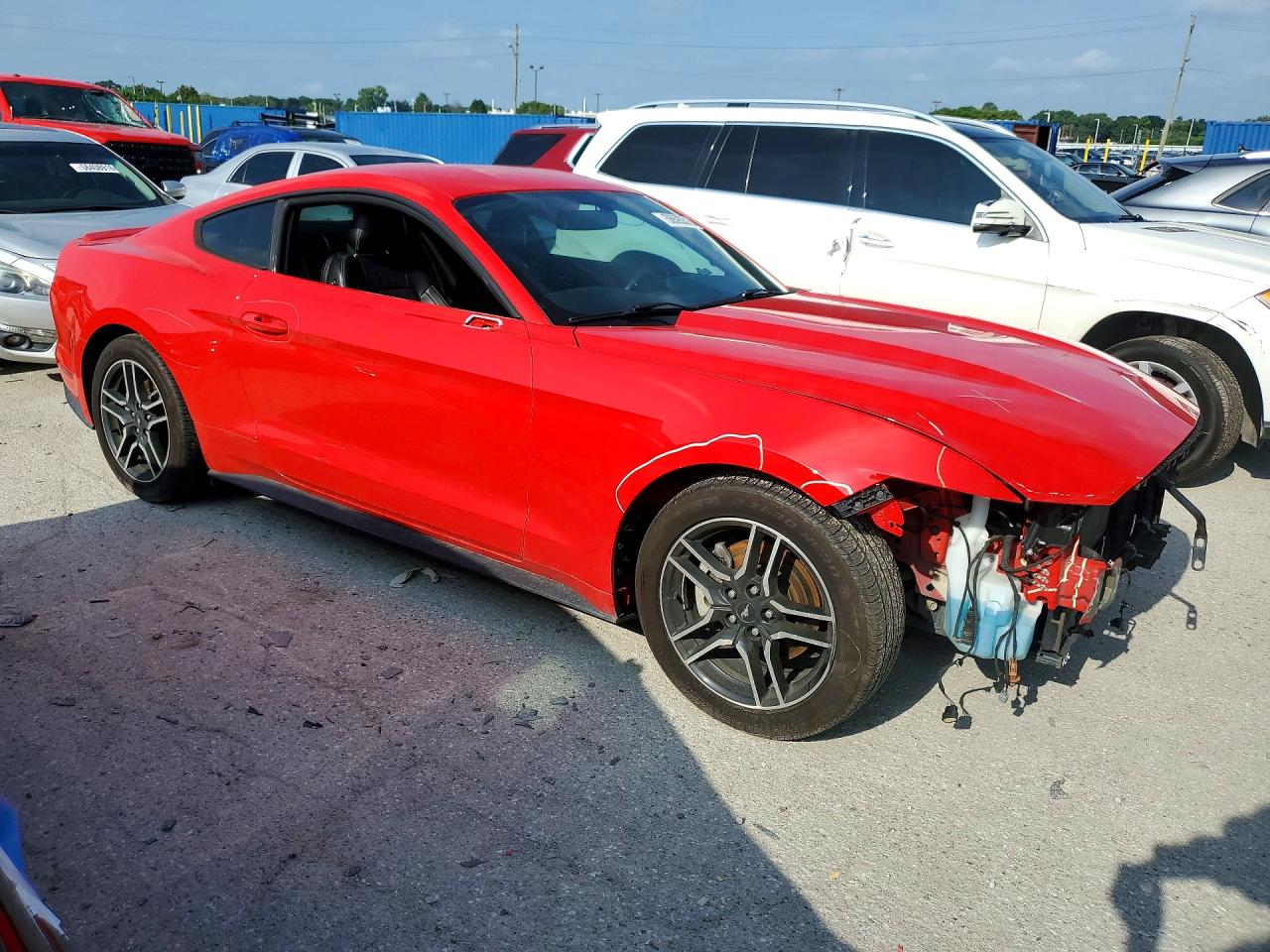 2015 Ford Mustang Red vin: 1FA6P8TH3F5317780