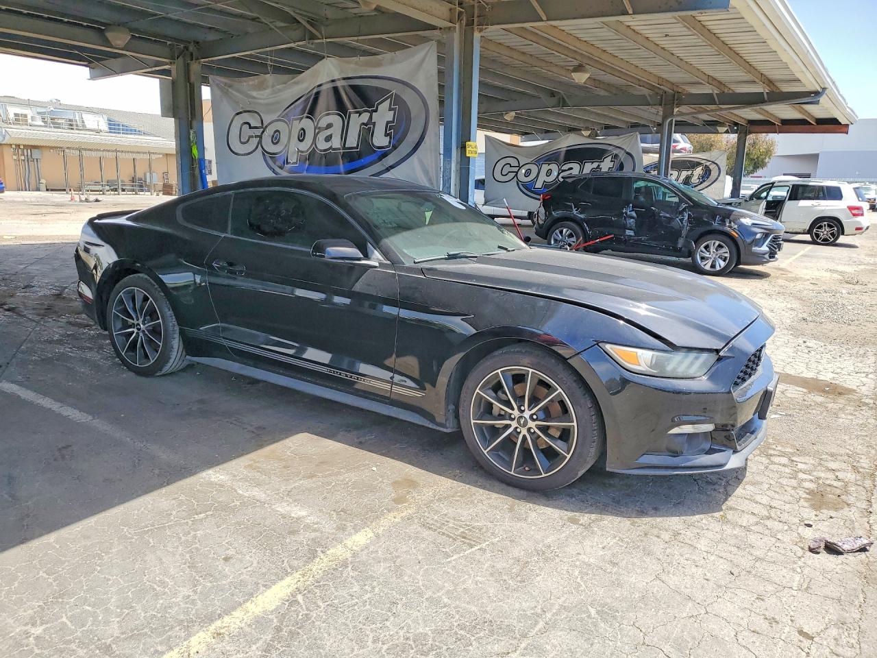 2015 Ford Mustang Black vin: 1FA6P8TH3F5335762
