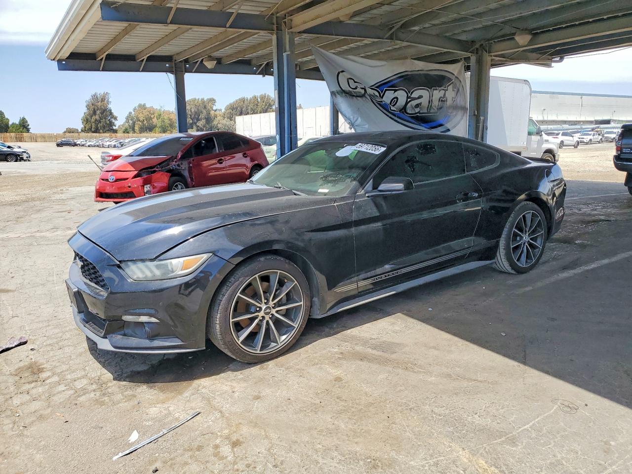 2015 Ford Mustang Black vin: 1FA6P8TH3F5335762