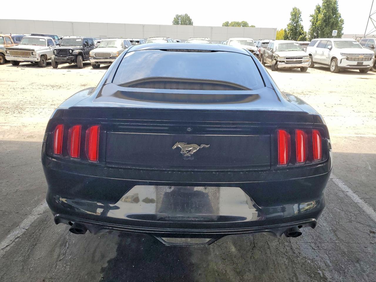 2015 Ford Mustang Black vin: 1FA6P8TH3F5335762