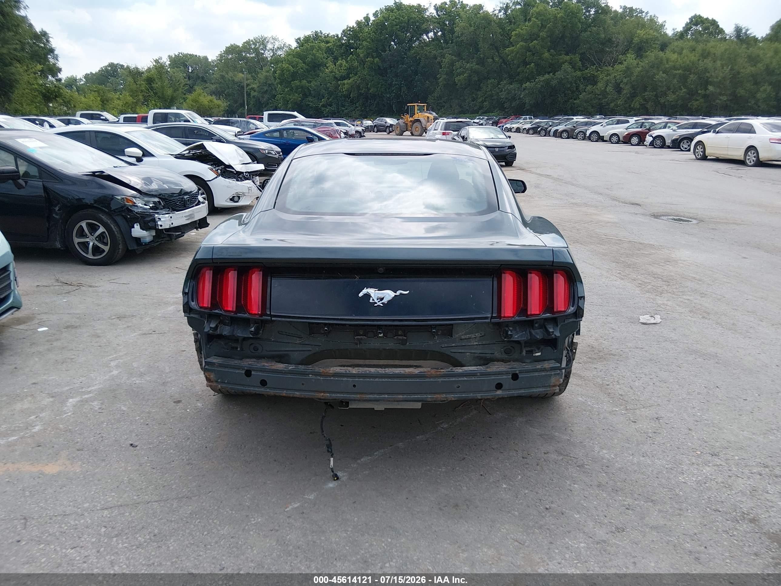 2015 Ford Mustang Ecoboost Зеленый vin: 1FA6P8TH3F5343263