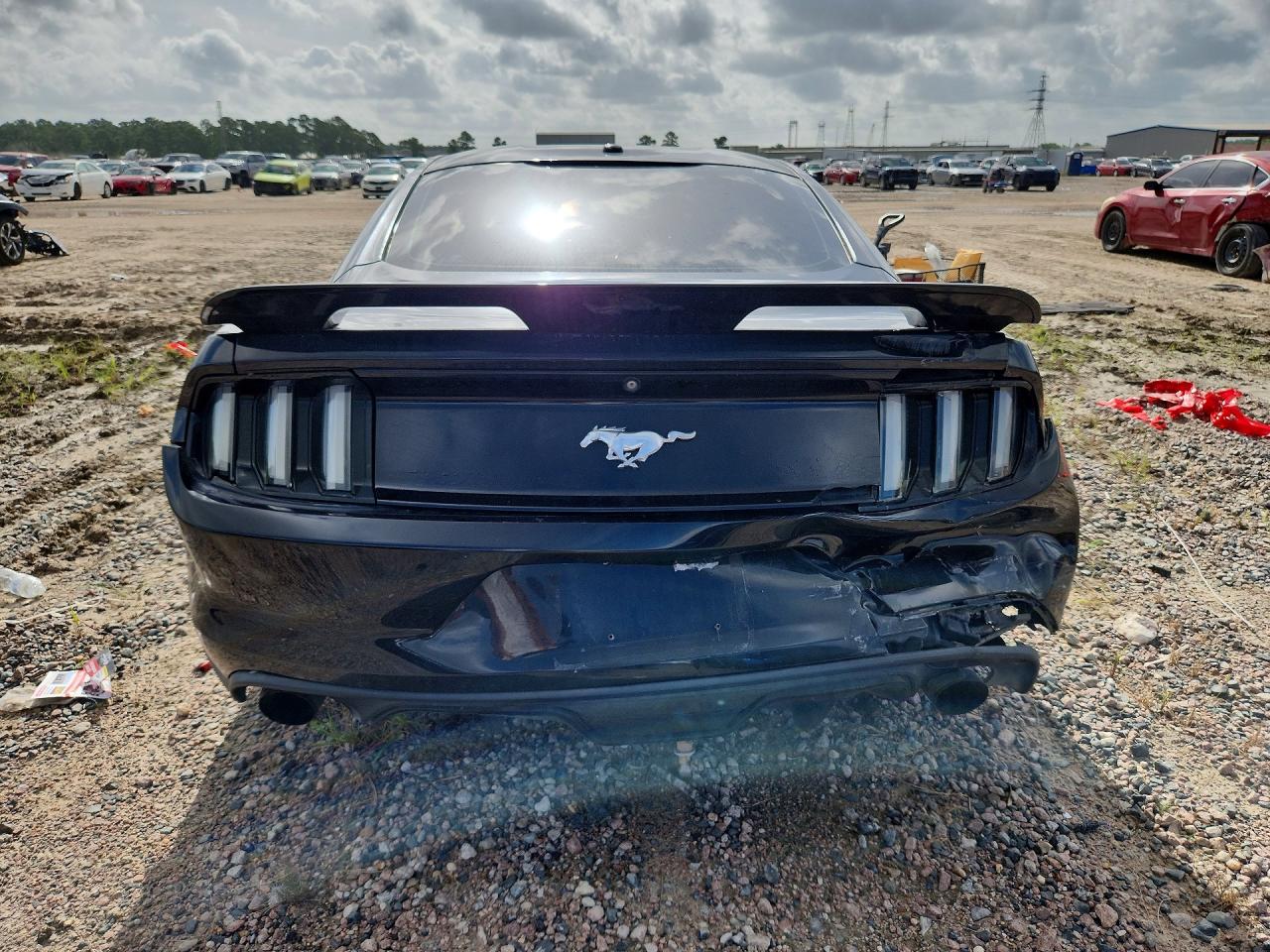 2015 Ford Mustang I4 Coupe Black vin: 1FA6P8TH3F5344798