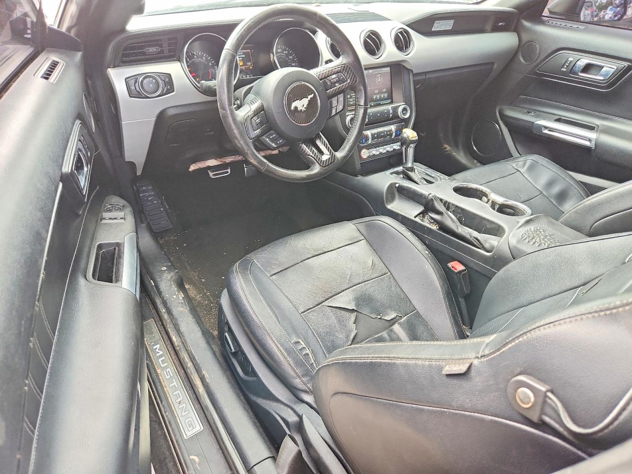 2015 Ford Mustang I4 Coupe Black vin: 1FA6P8TH3F5344798