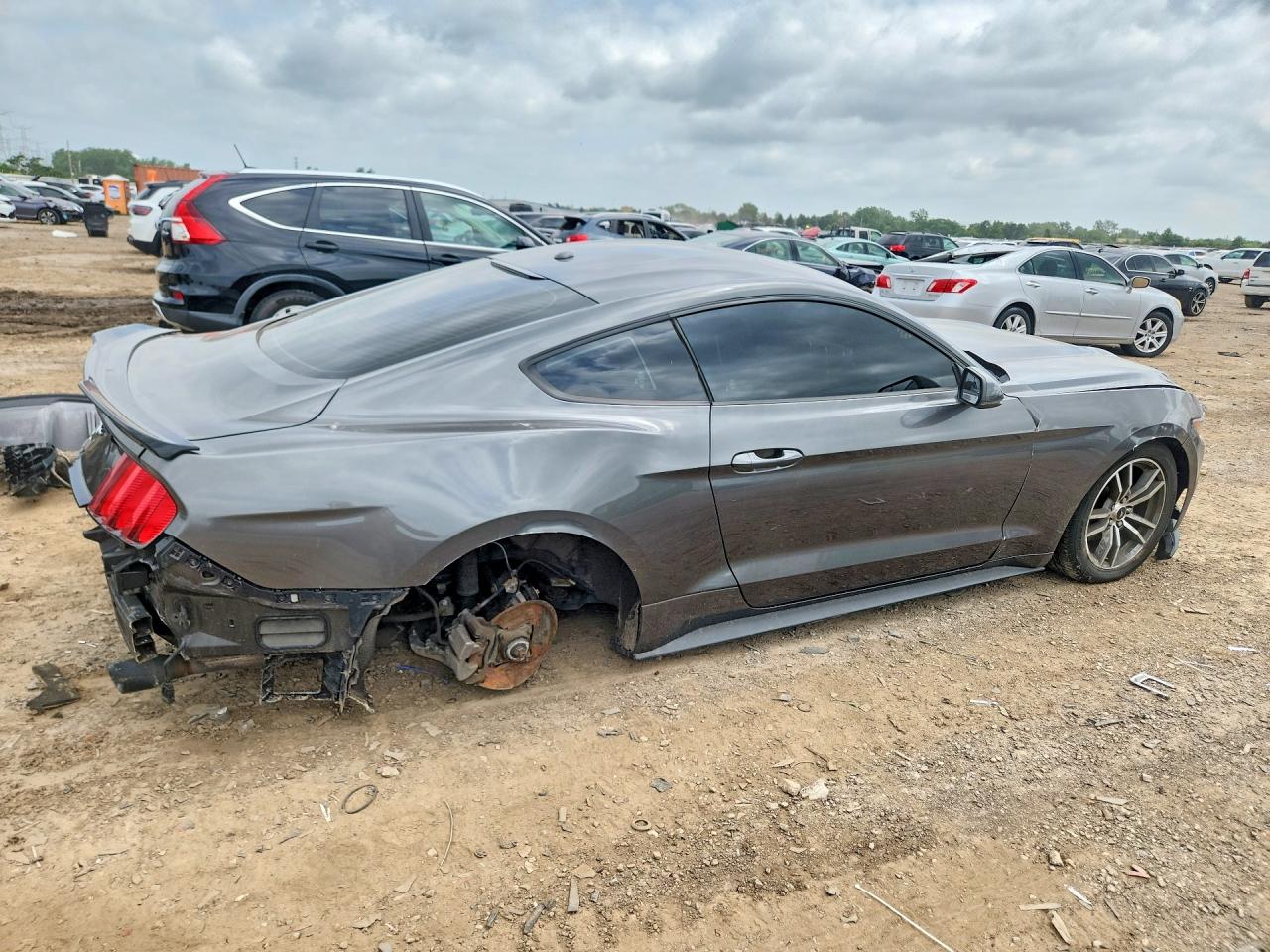 2015 Ford Mustang Gray vin: 1FA6P8TH3F5348379