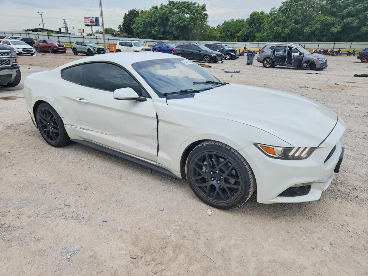 2015 Ford Mustang White vin: 1FA6P8TH3F5349645