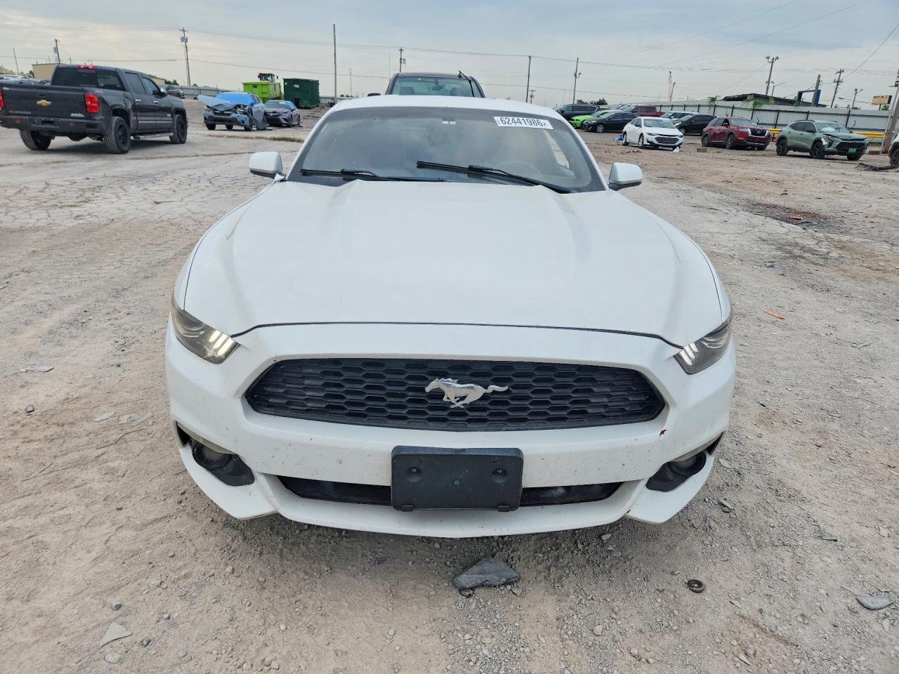 2015 Ford Mustang White vin: 1FA6P8TH3F5349645