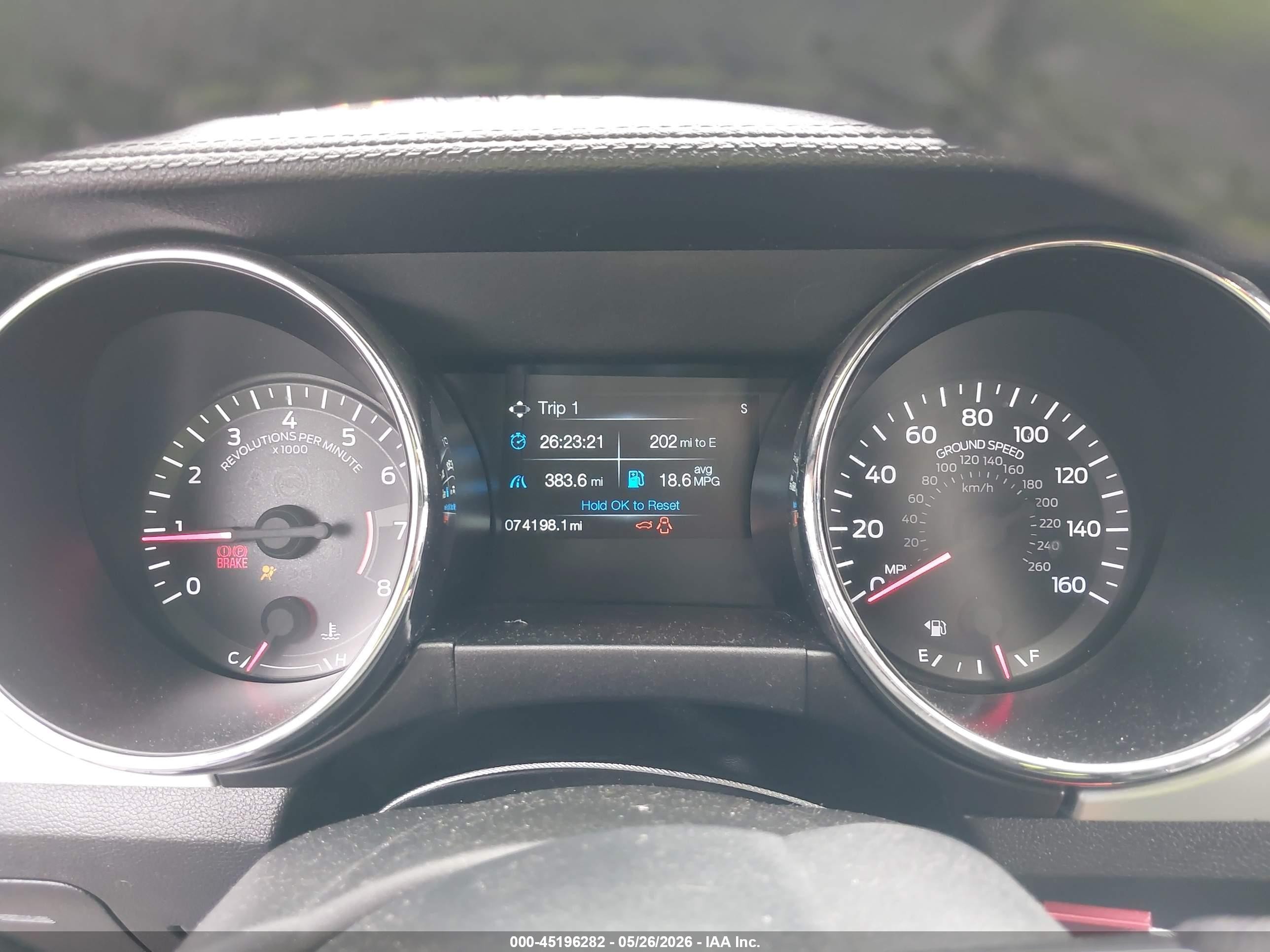 2015 Ford Mustang Ecoboost Gray vin: 1FA6P8TH3F5351847