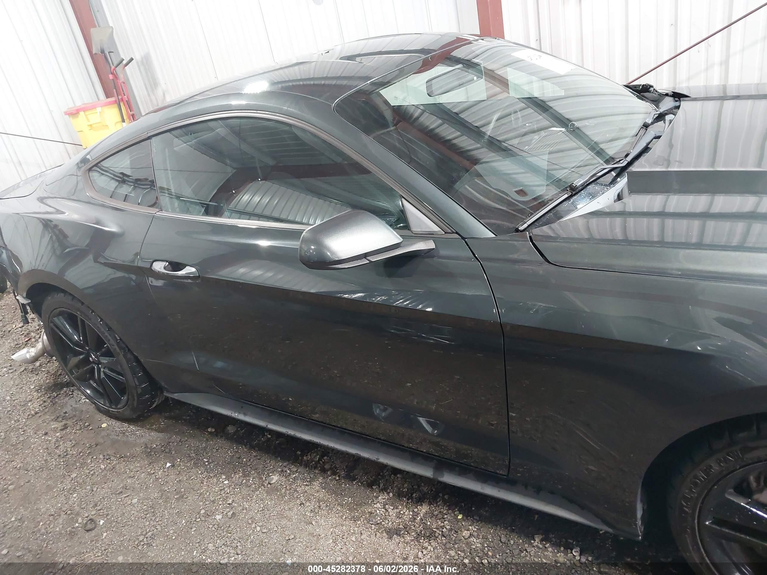 2015 Ford Mustang Ecoboost Green vin: 1FA6P8TH3F5367448