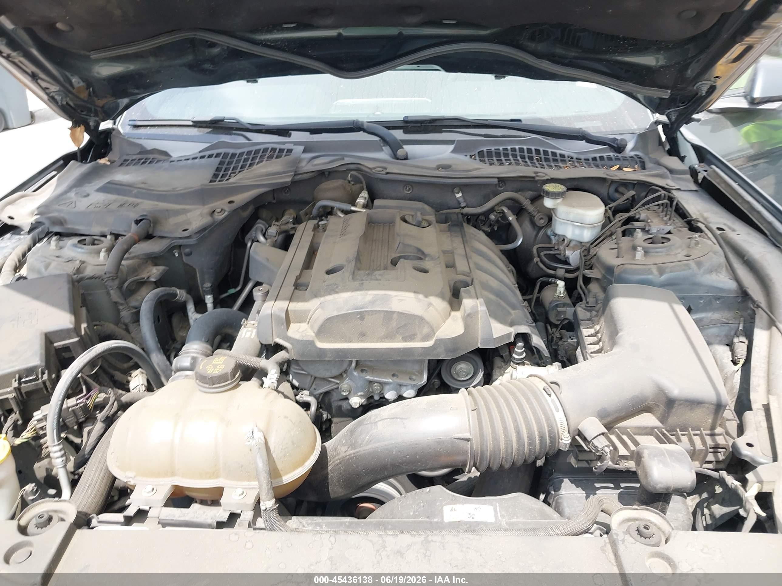 2015 Ford Mustang Ecoboost Green vin: 1FA6P8TH3F5370513