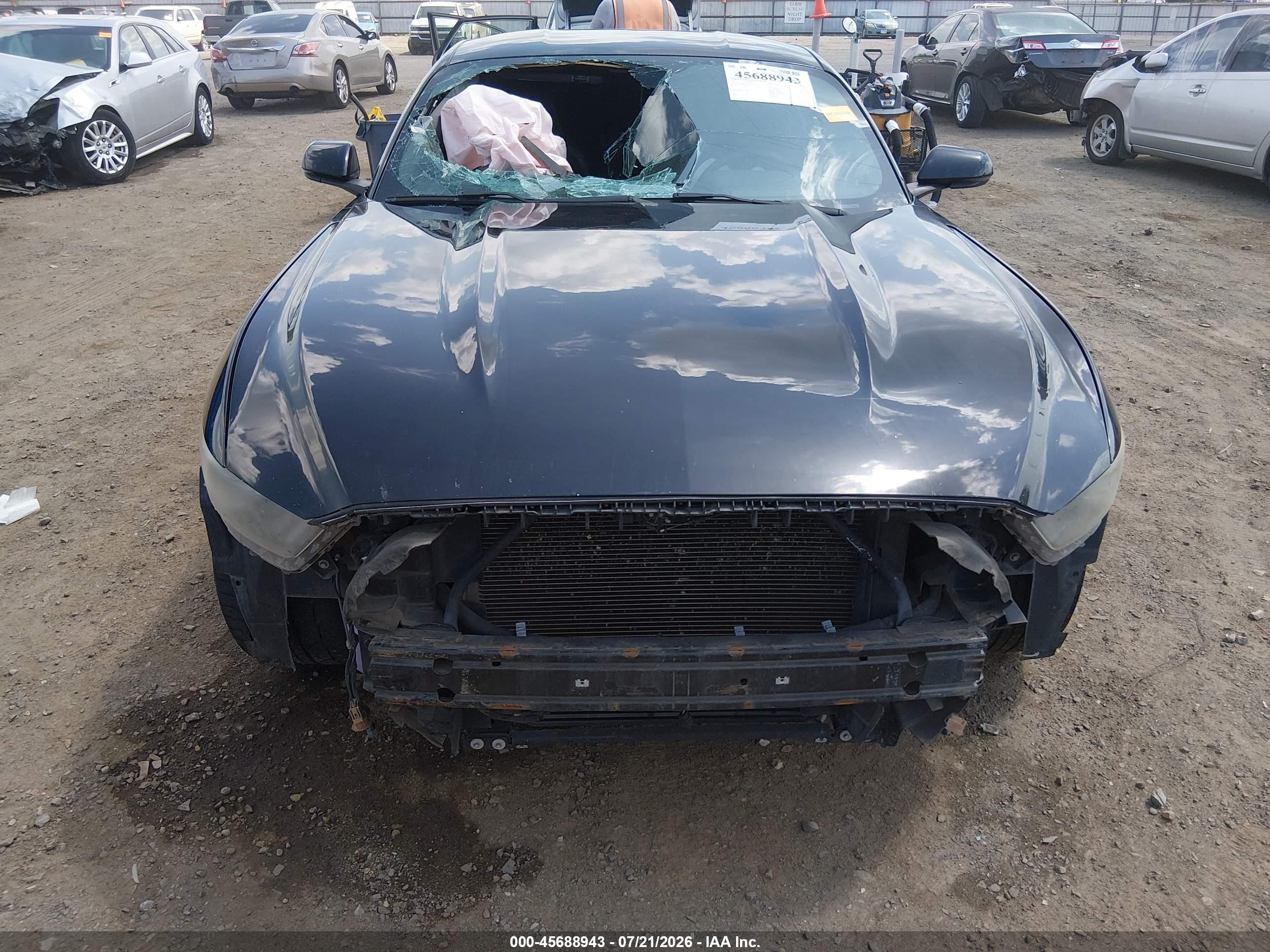 2015 Ford Mustang Ecoboost Black vin: 1FA6P8TH3F5401131