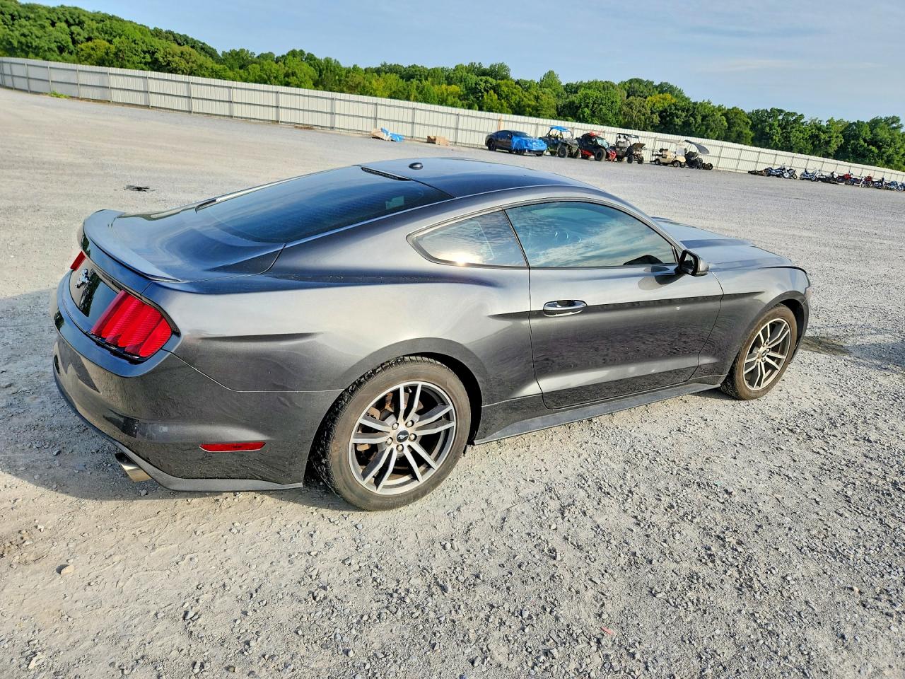 2015 Ford Mustang Gray vin: 1FA6P8TH3F5406569