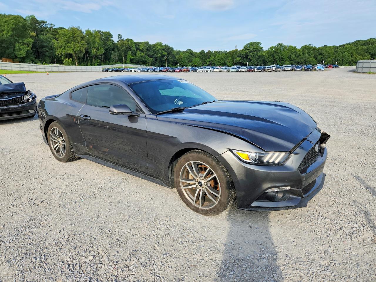 2015 Ford Mustang Gray vin: 1FA6P8TH3F5406569