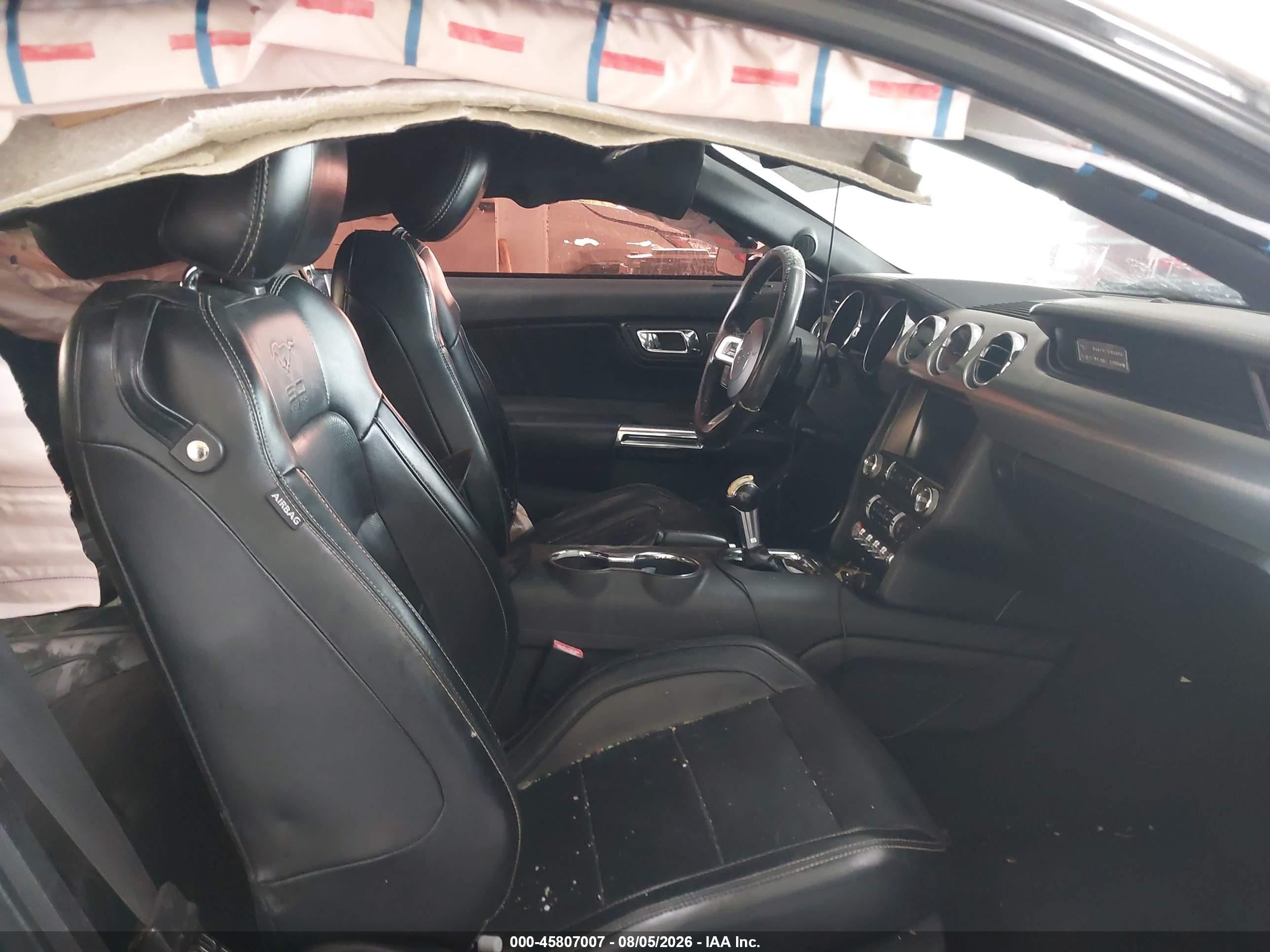 2015 Ford Mustang Ecoboost Black vin: 1FA6P8TH3F5435487
