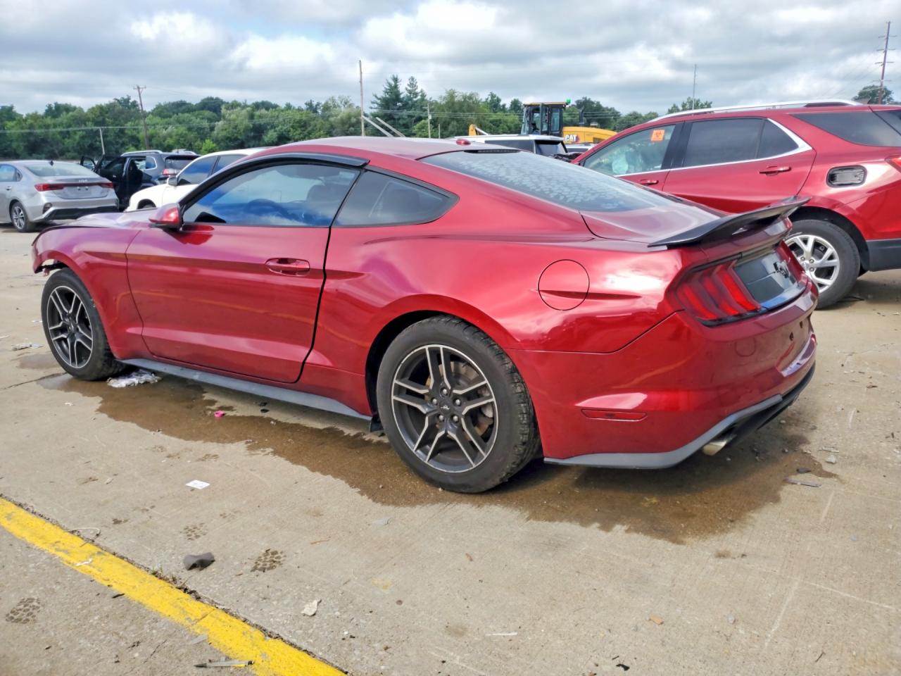 2019 Ford Mustang Burgundy vin: 1FA6P8TH3K5142652