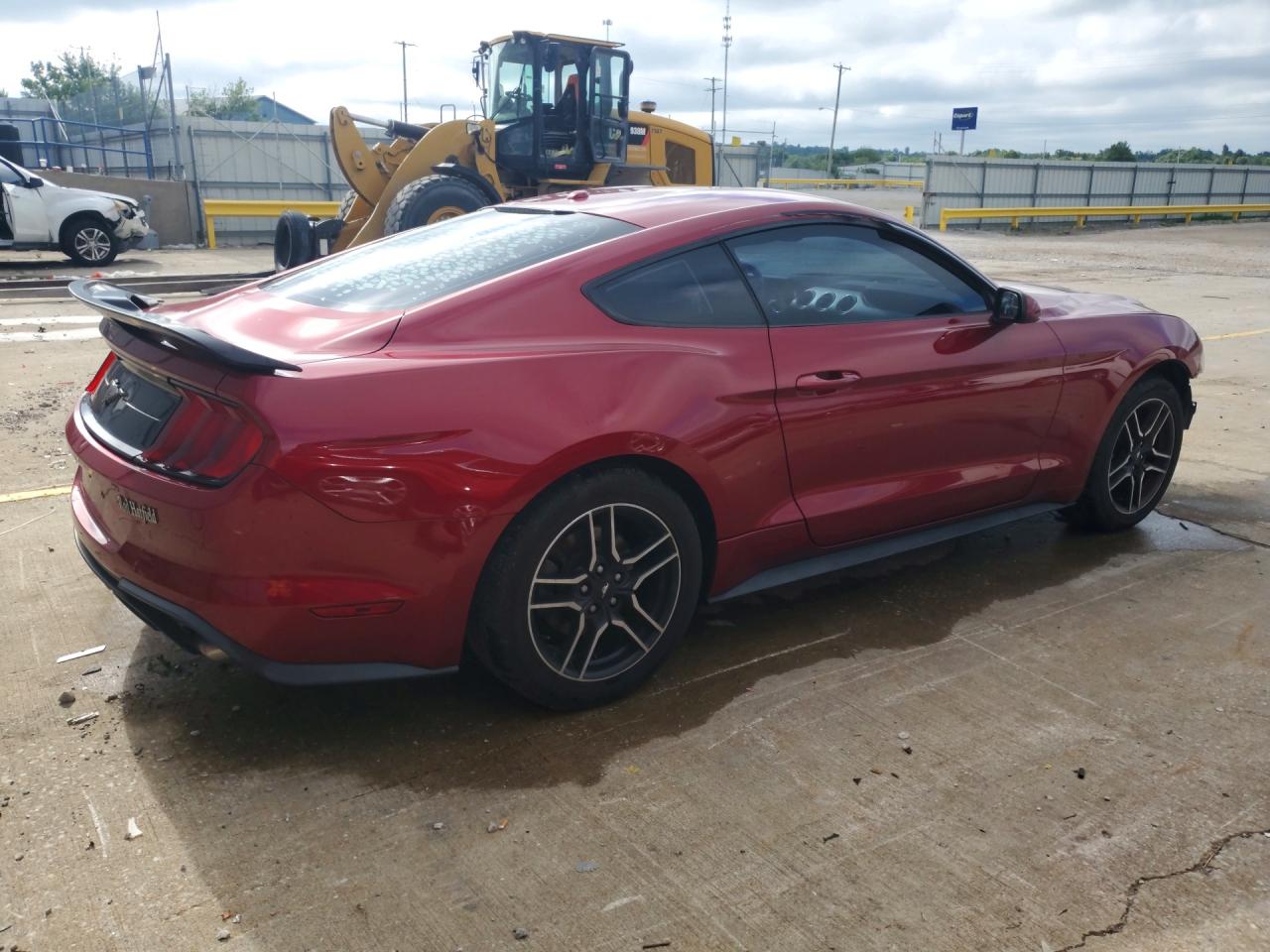 2019 Ford Mustang Burgundy vin: 1FA6P8TH3K5142652