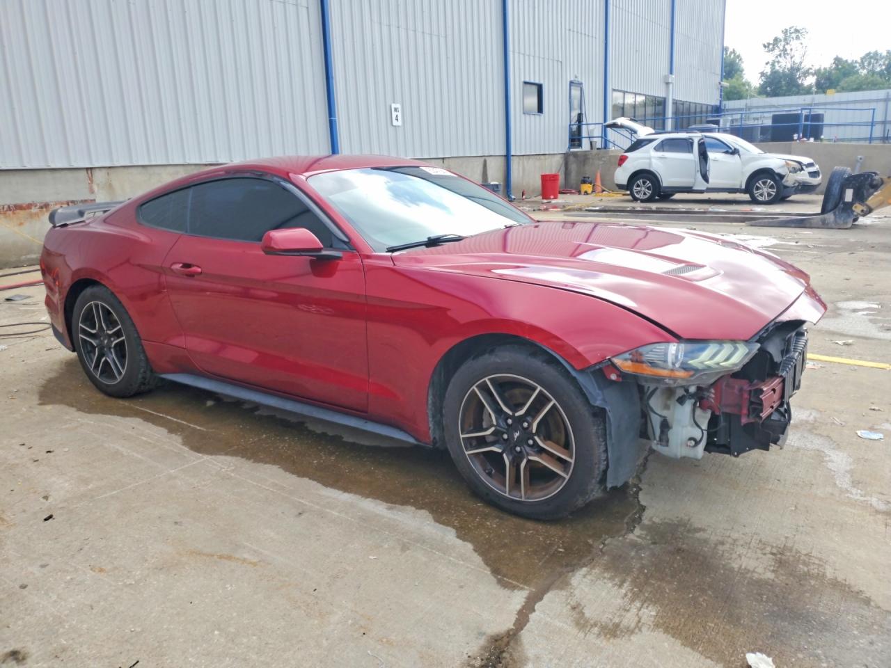 2019 Ford Mustang Burgundy vin: 1FA6P8TH3K5142652