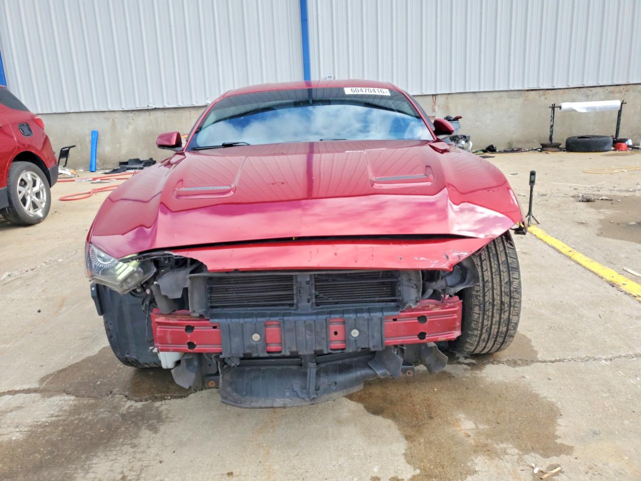 2019 Ford Mustang Burgundy vin: 1FA6P8TH3K5142652