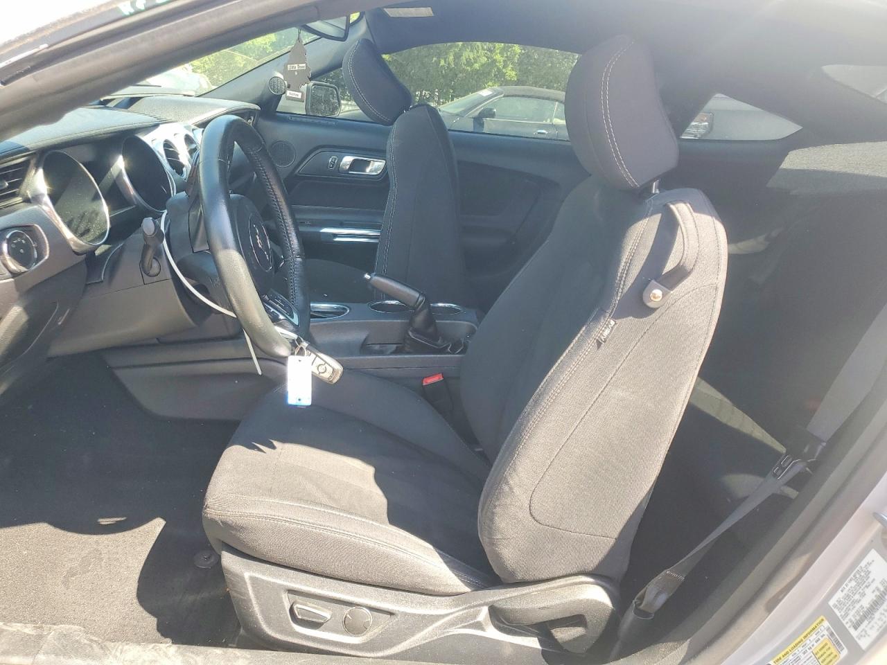 2019 Ford Mustang Gray vin: 1FA6P8TH3K5200095