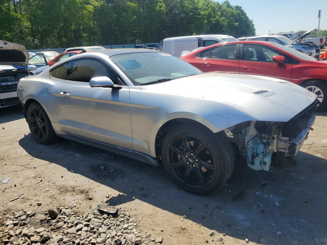 2019 Ford Mustang Gray vin: 1FA6P8TH3K5200095