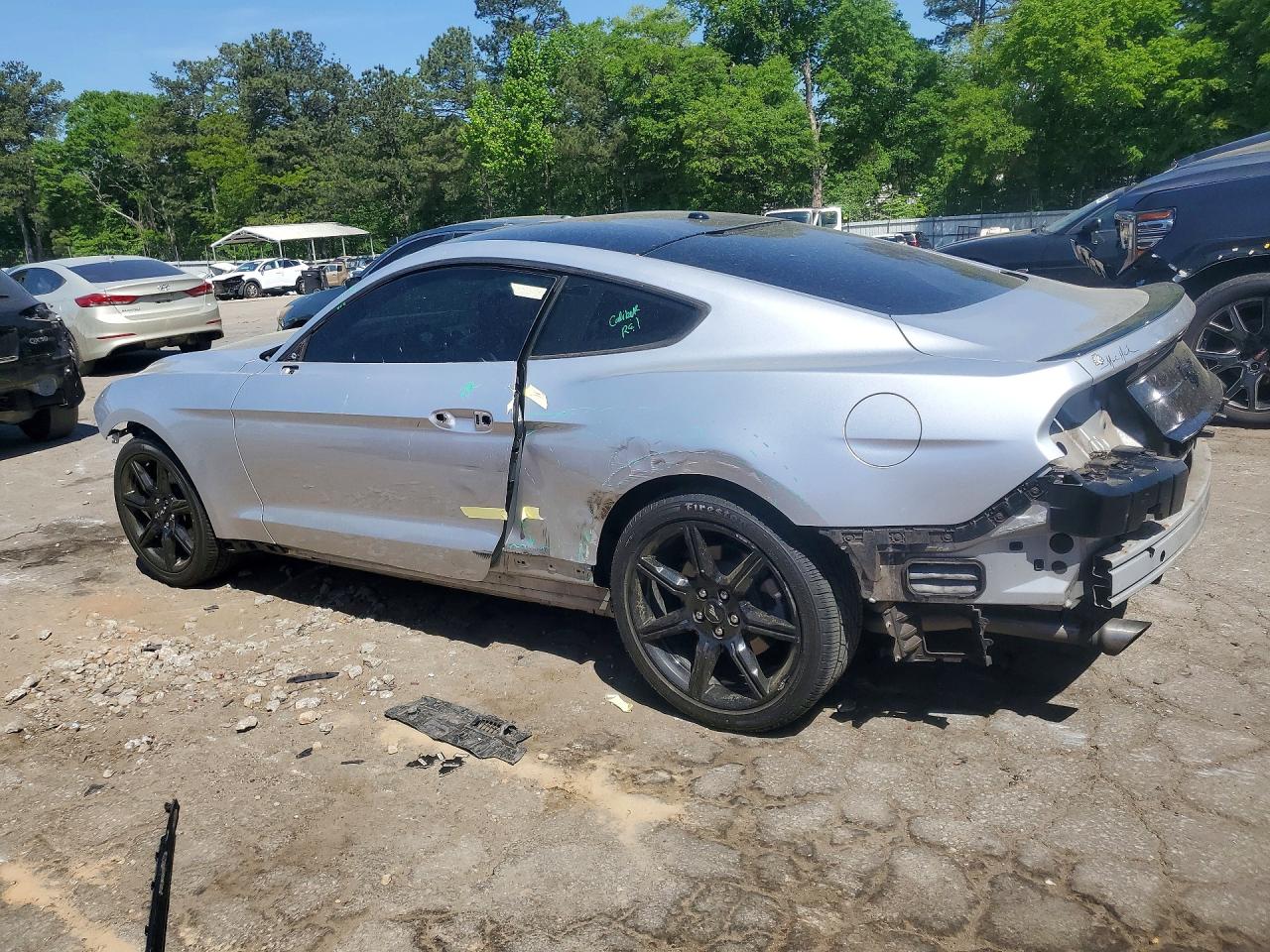 2019 Ford Mustang Gray vin: 1FA6P8TH3K5200095