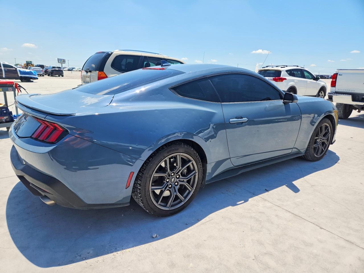 2024 Ford Mustang Blue vin: 1FA6P8TH3R5112660