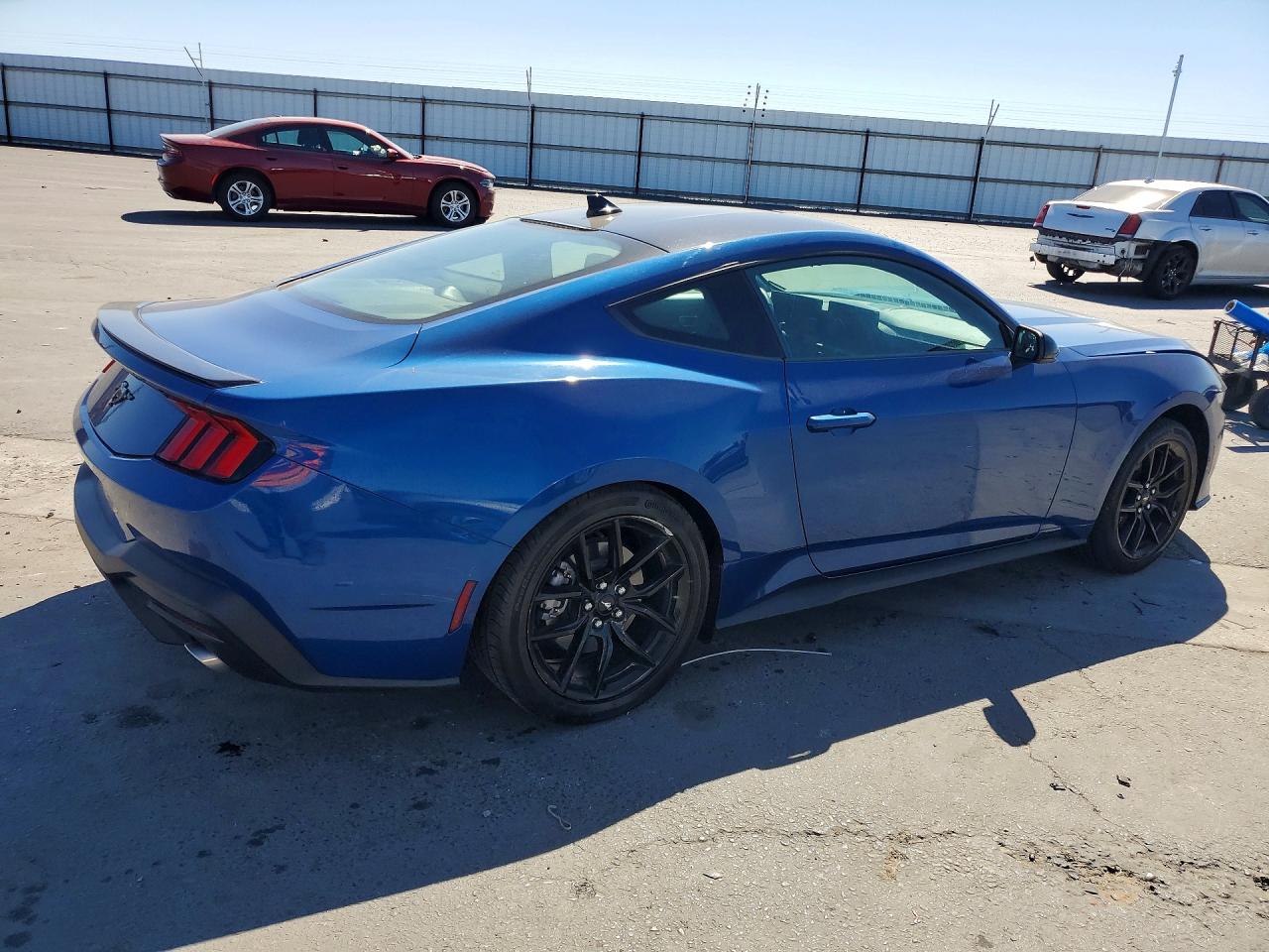 2024 Ford Mustang Blue vin: 1FA6P8TH3R5116580